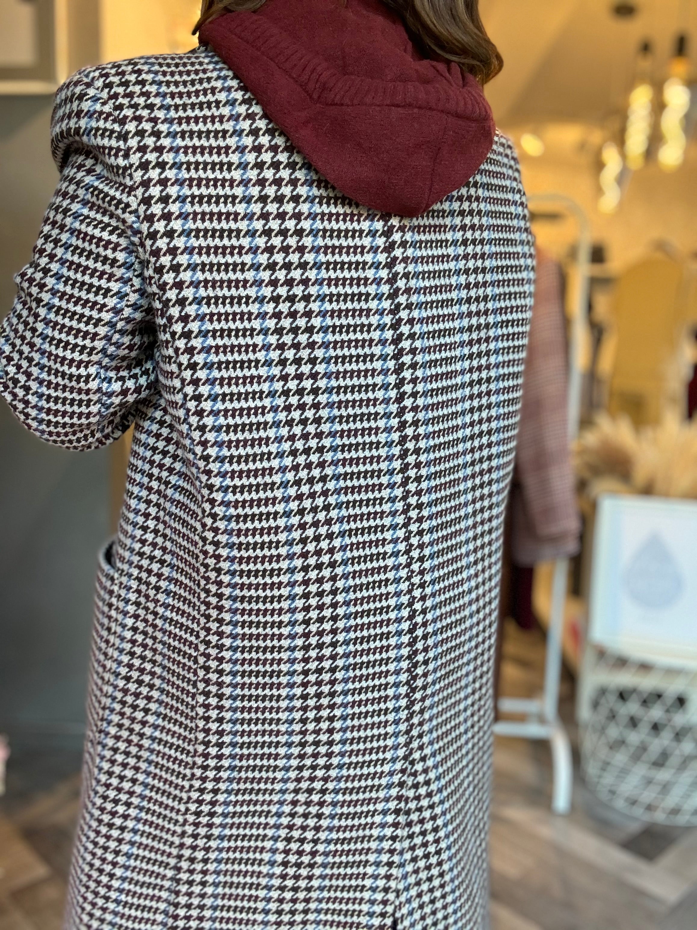 Lumina maglia felpa con cappuccio
