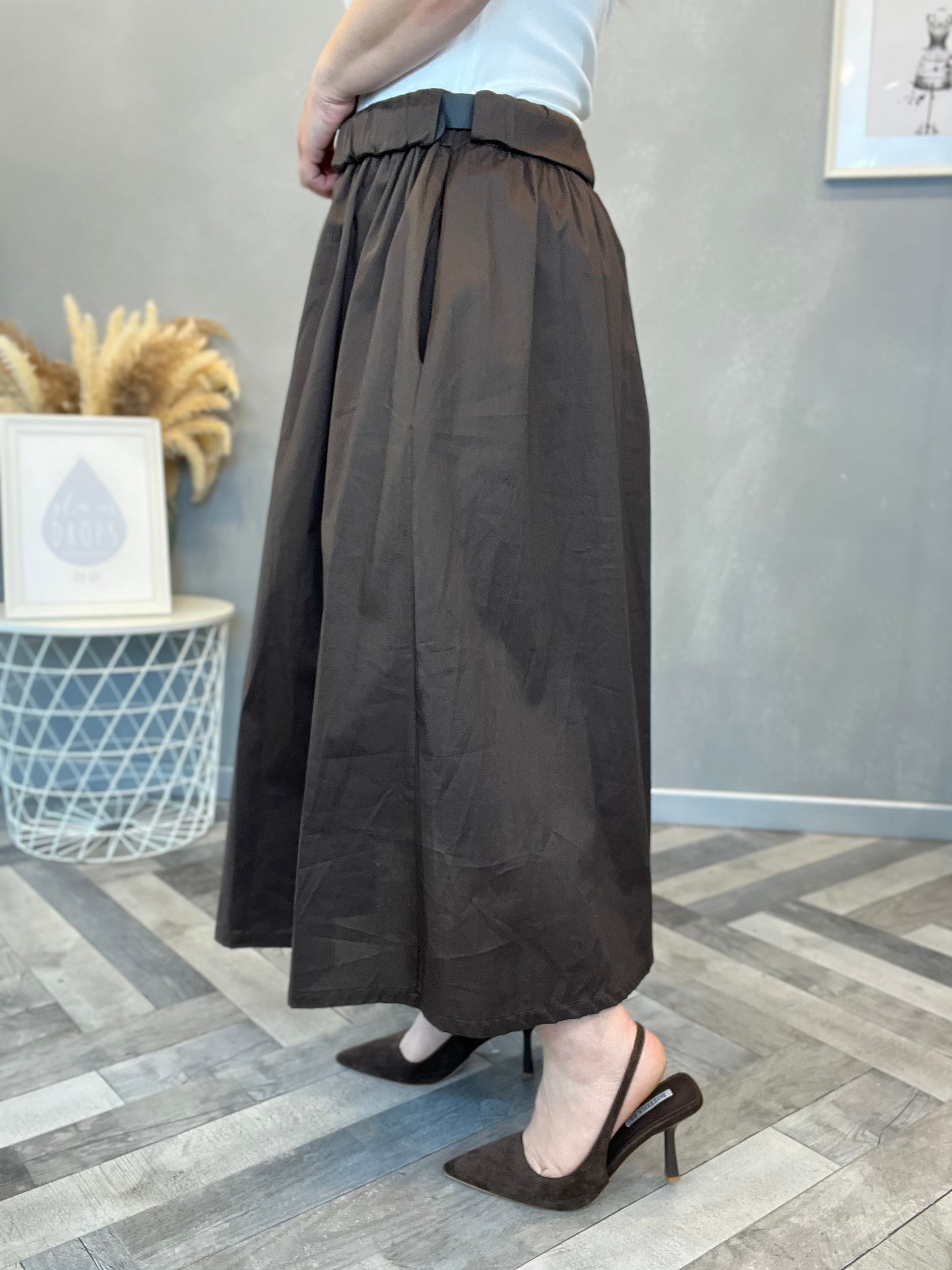 Abito midi Choco belt