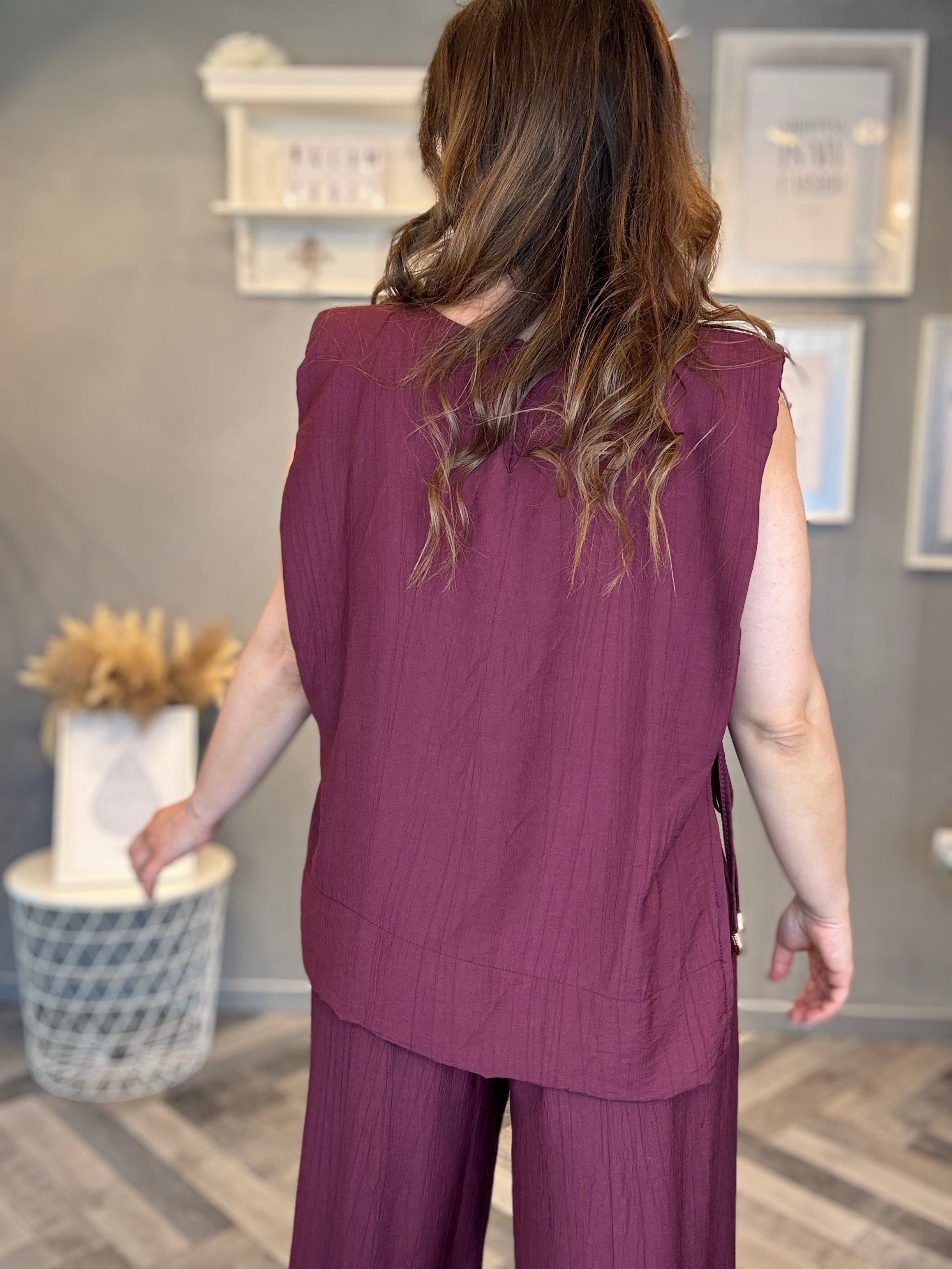 Coordinato Soft Essential Borgogna