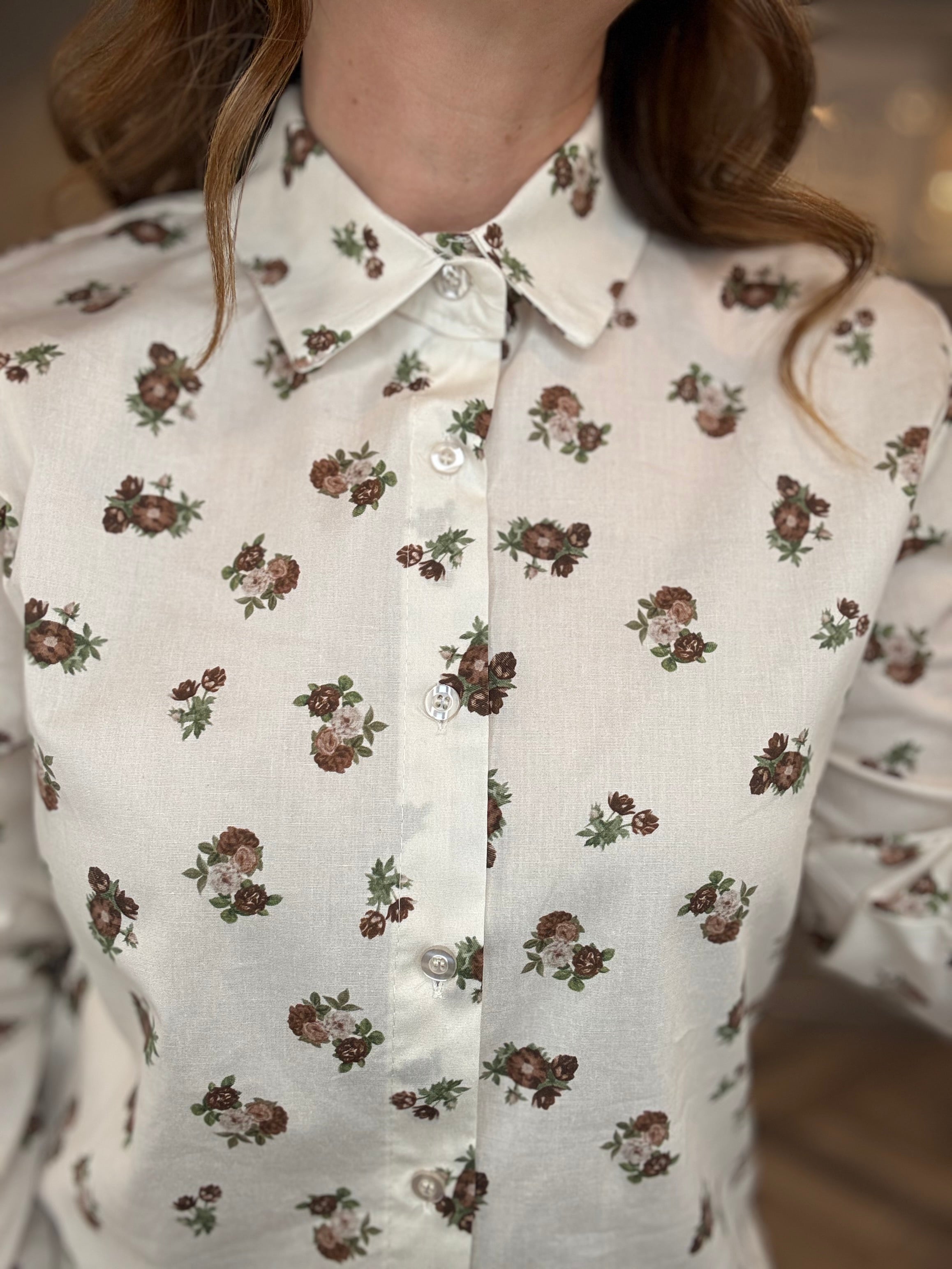 Camicia fiori vintage
