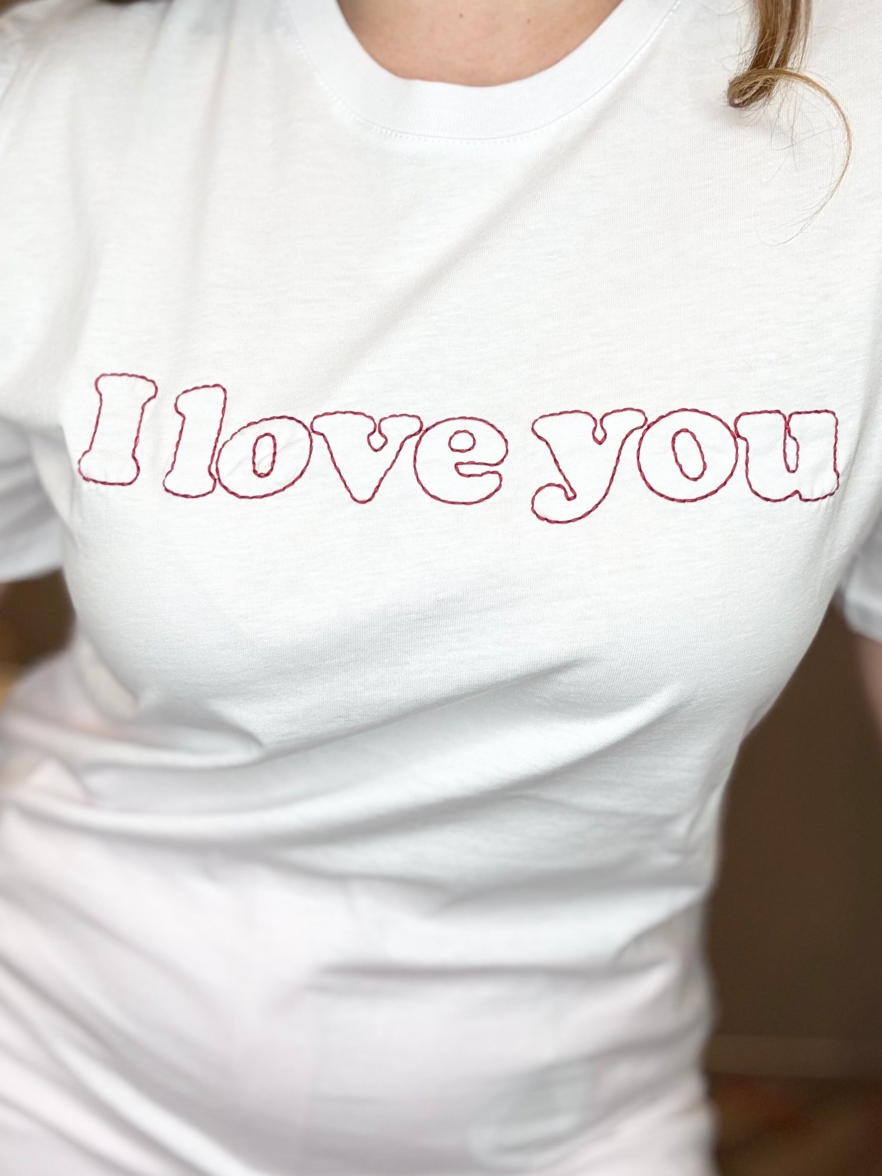 Lumina t-shirt San Valentino I love you