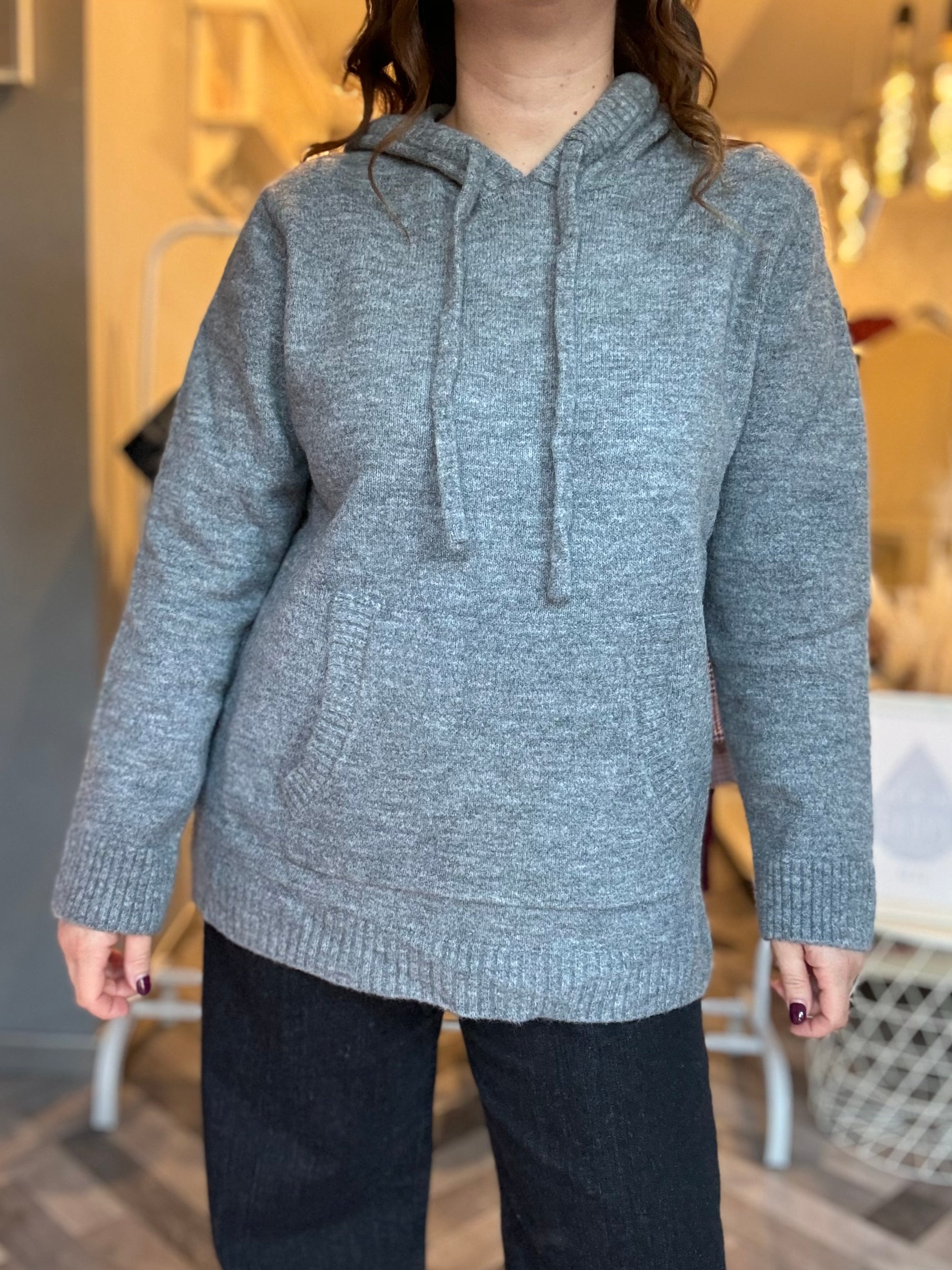 Lumina maglia felpa con cappuccio