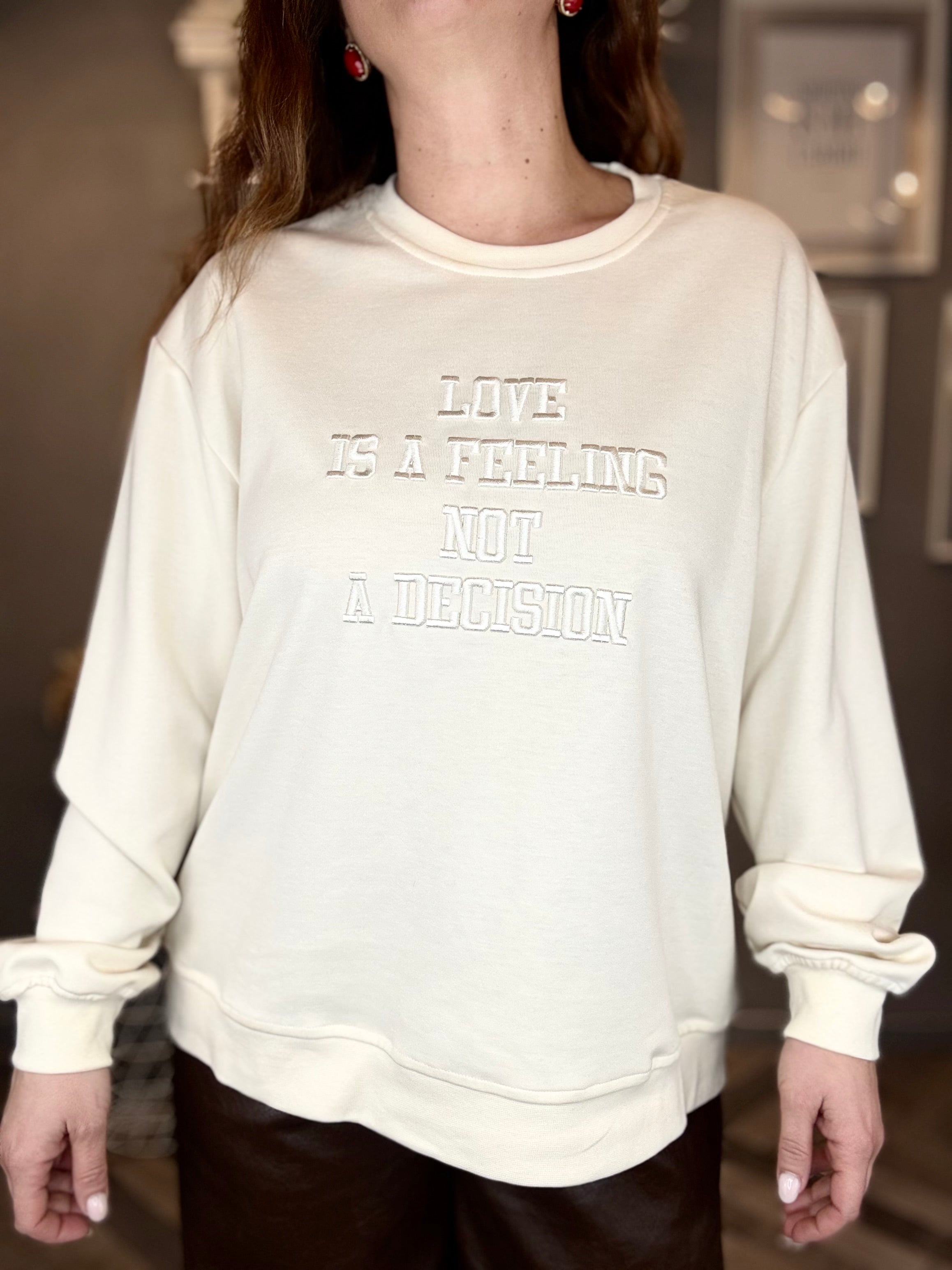 Lumina felpa Love is a feeling burro