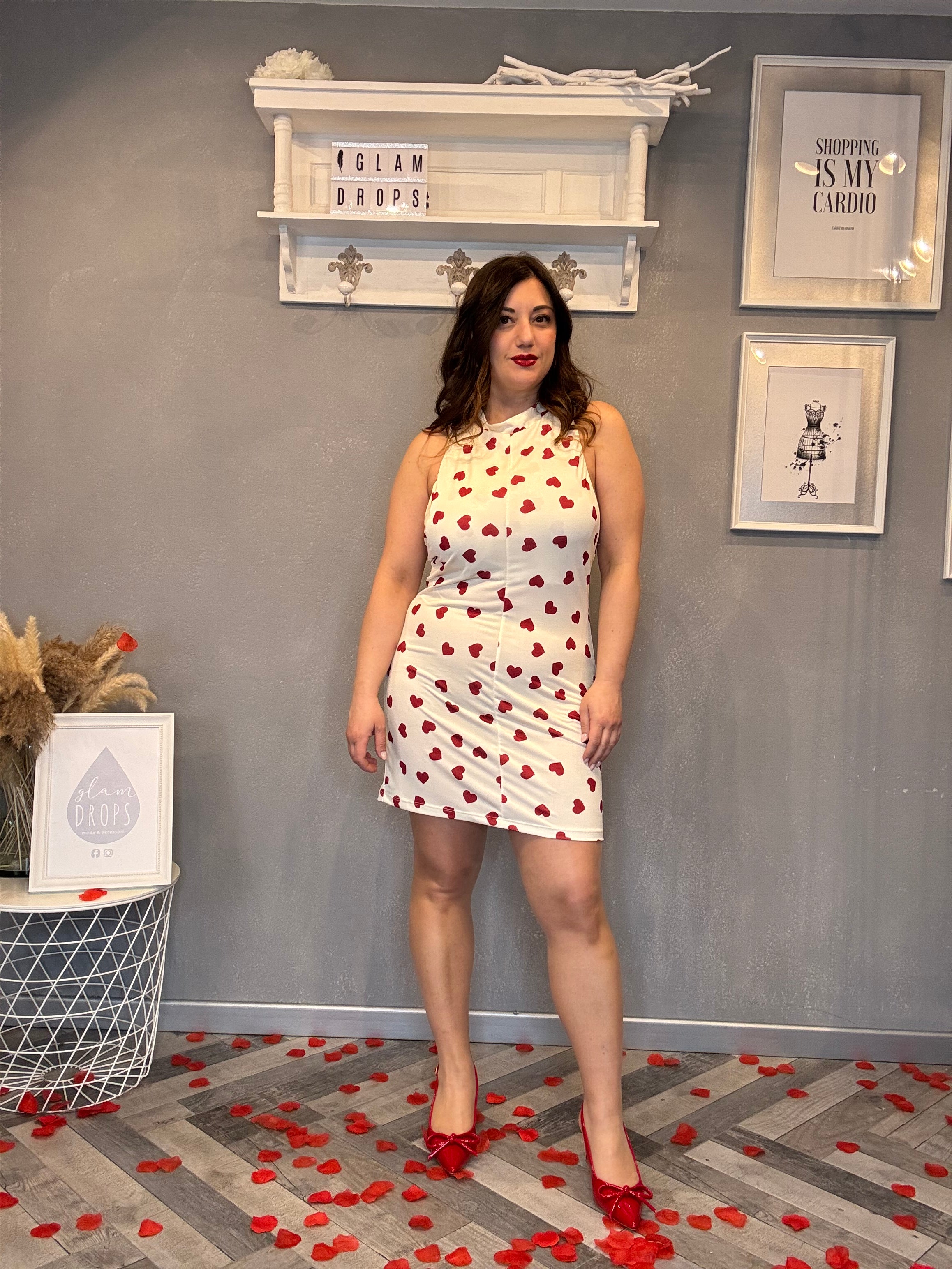 Lumina abito cuori San Valentino