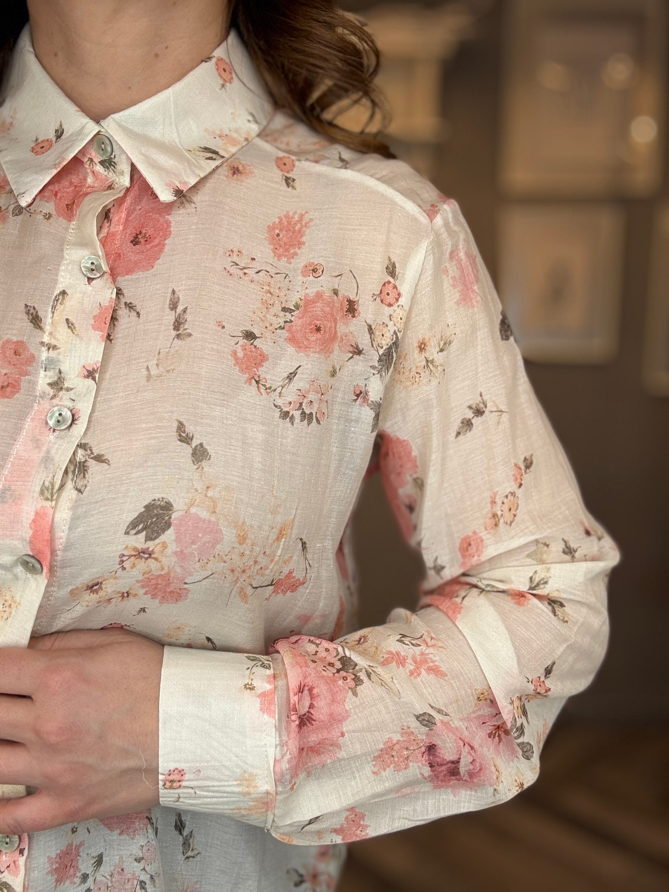Camicia Bloom rosa