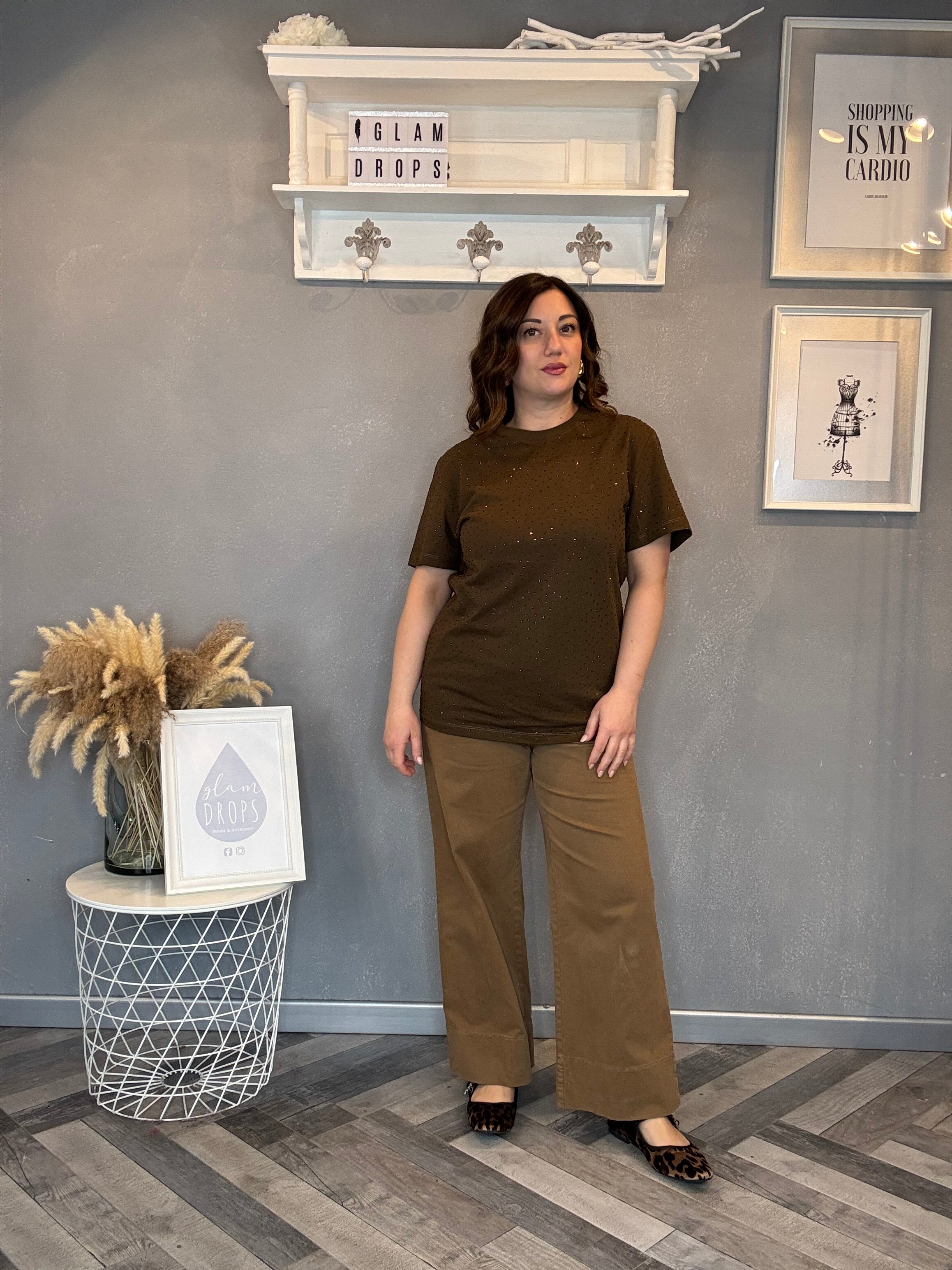 Lumina t-shirt strass