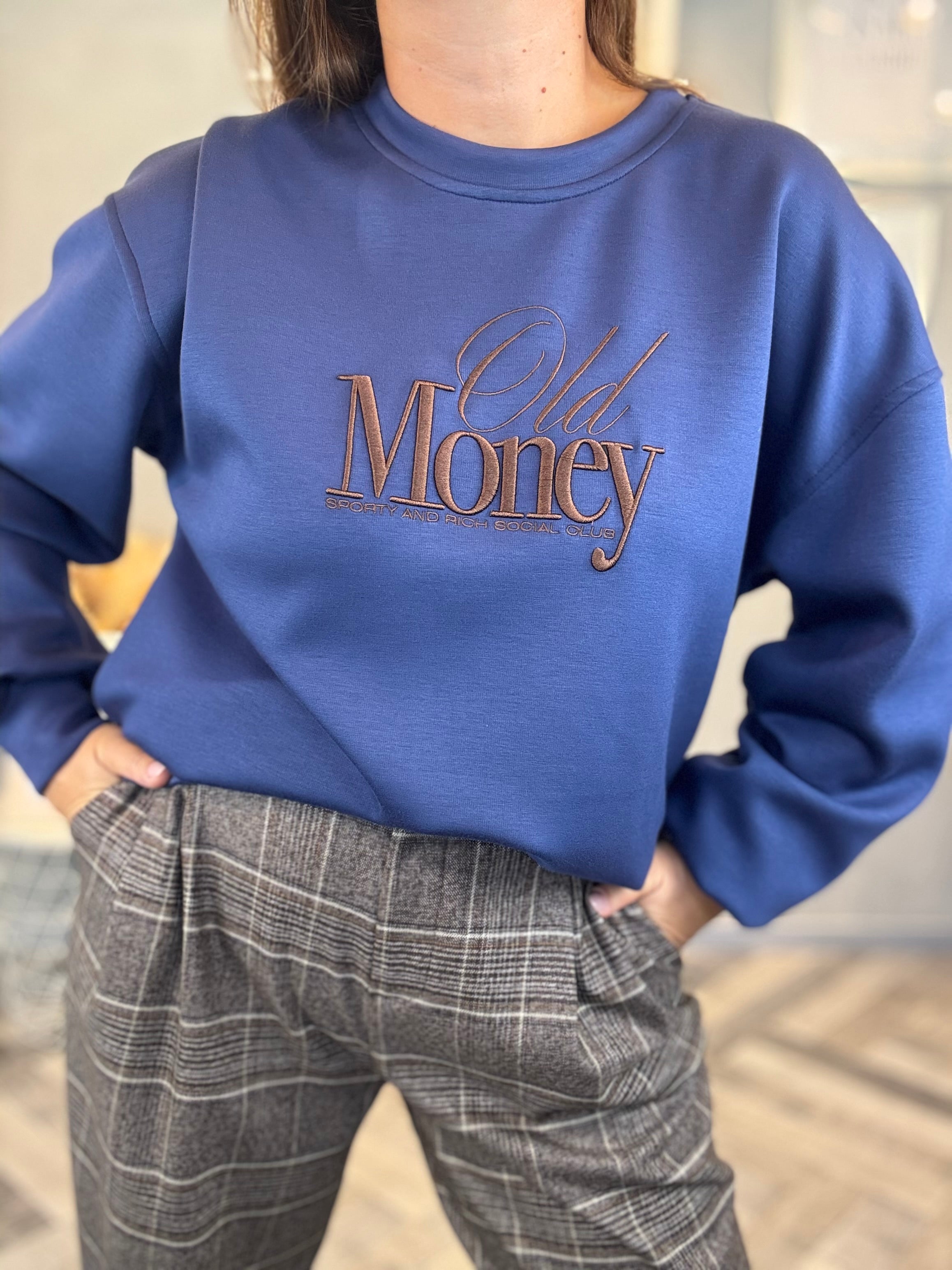 Lumina felpa Old Money blu