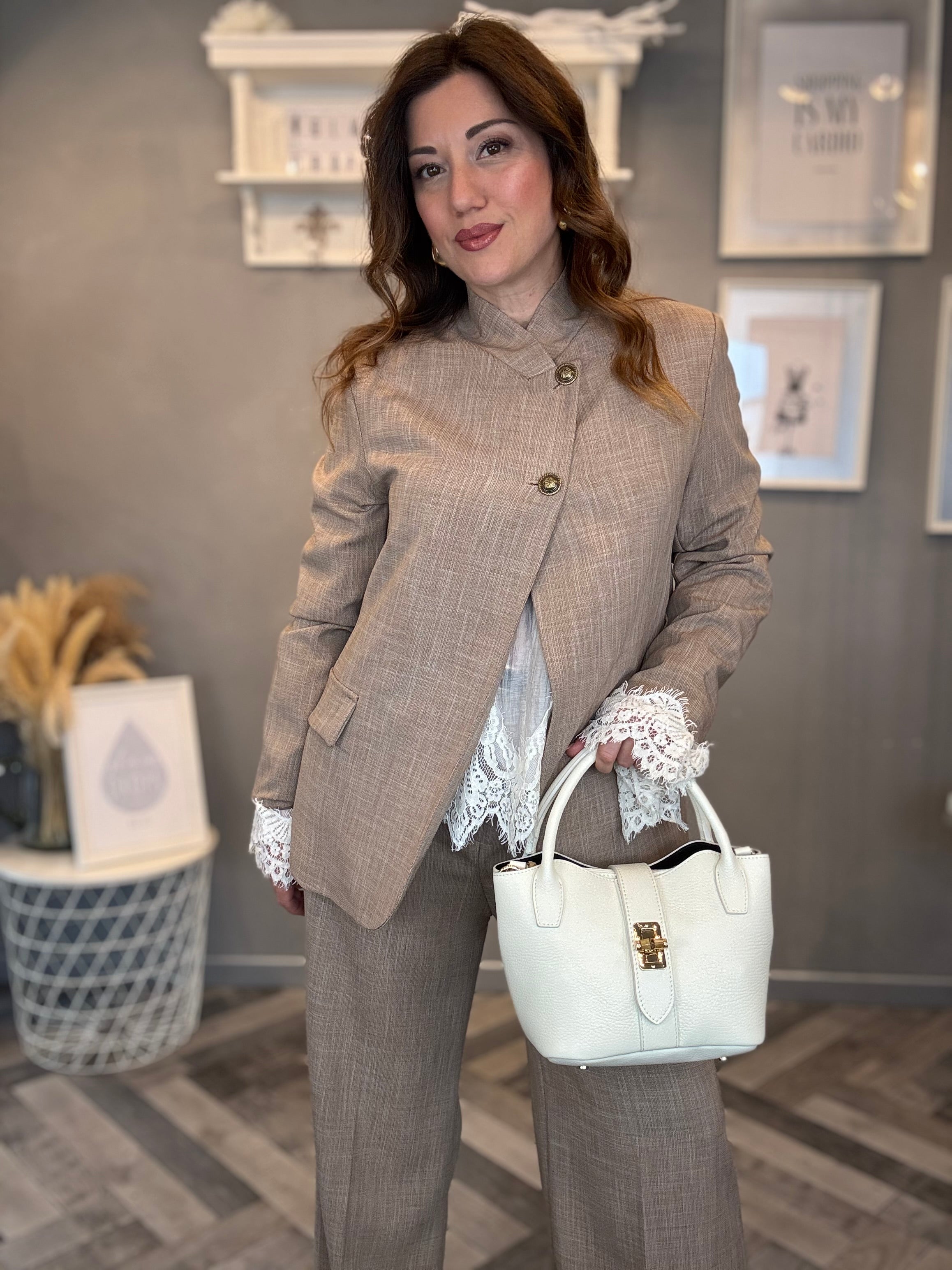 Borsa Daphne in vera pelle