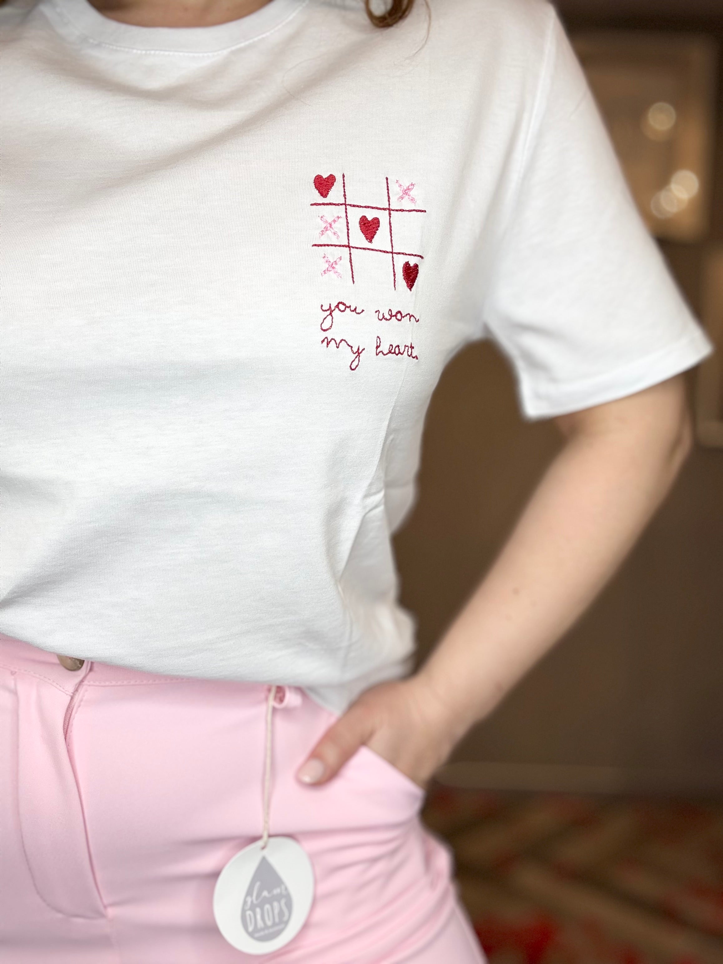 Lumina t-shirt San Valentino You Won My heart