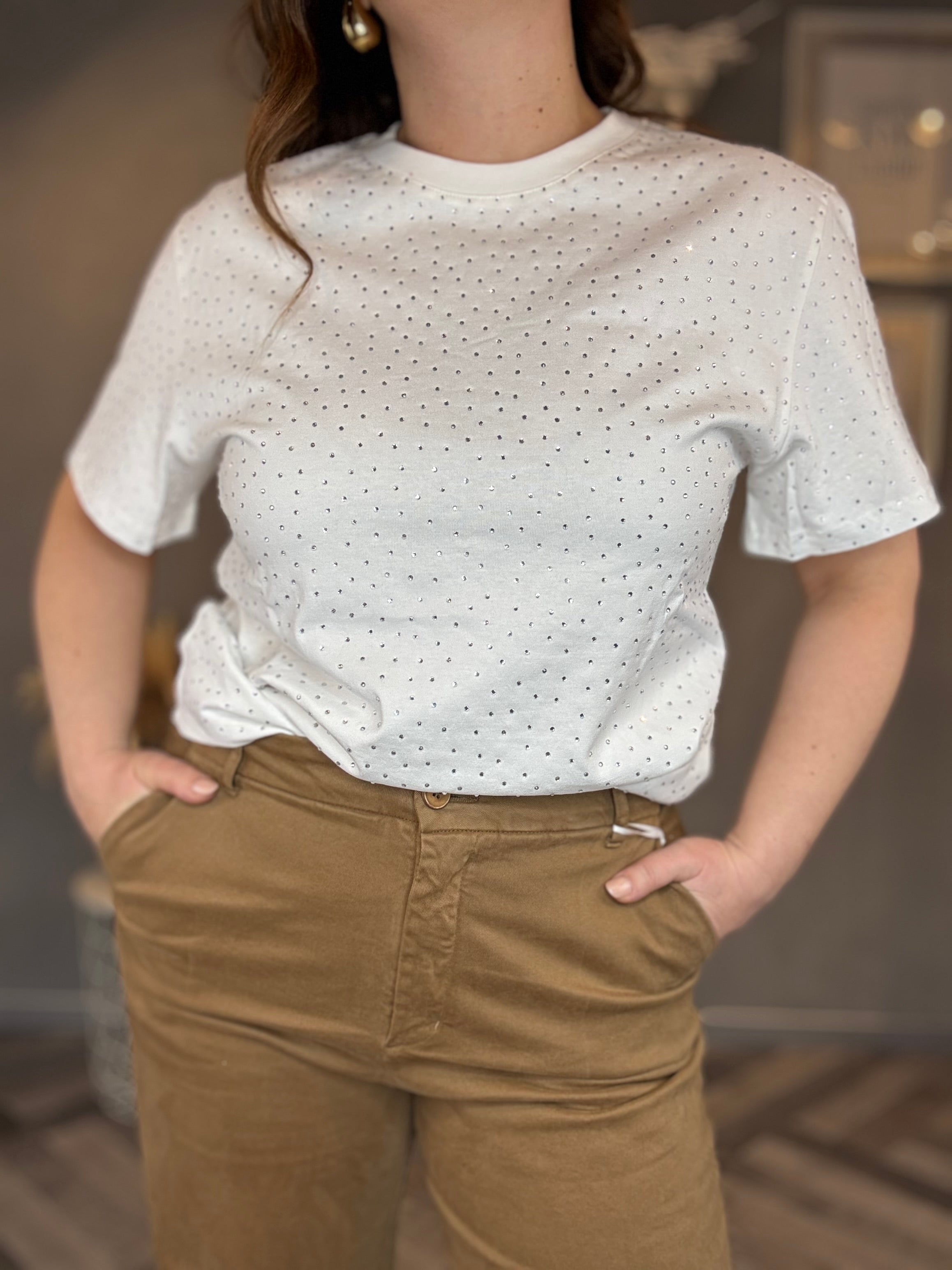 Lumina t-shirt strass