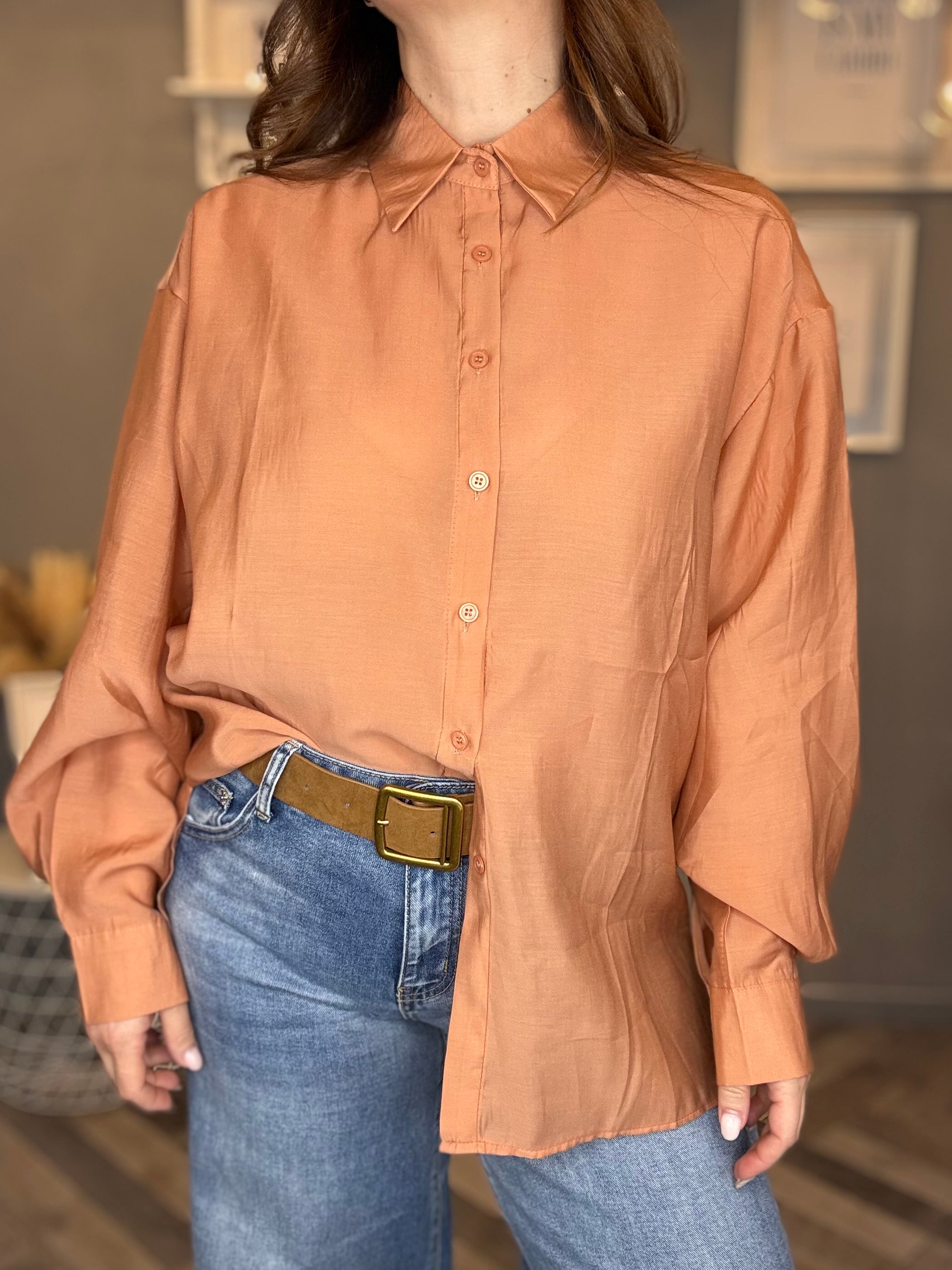 Camicia soft blush