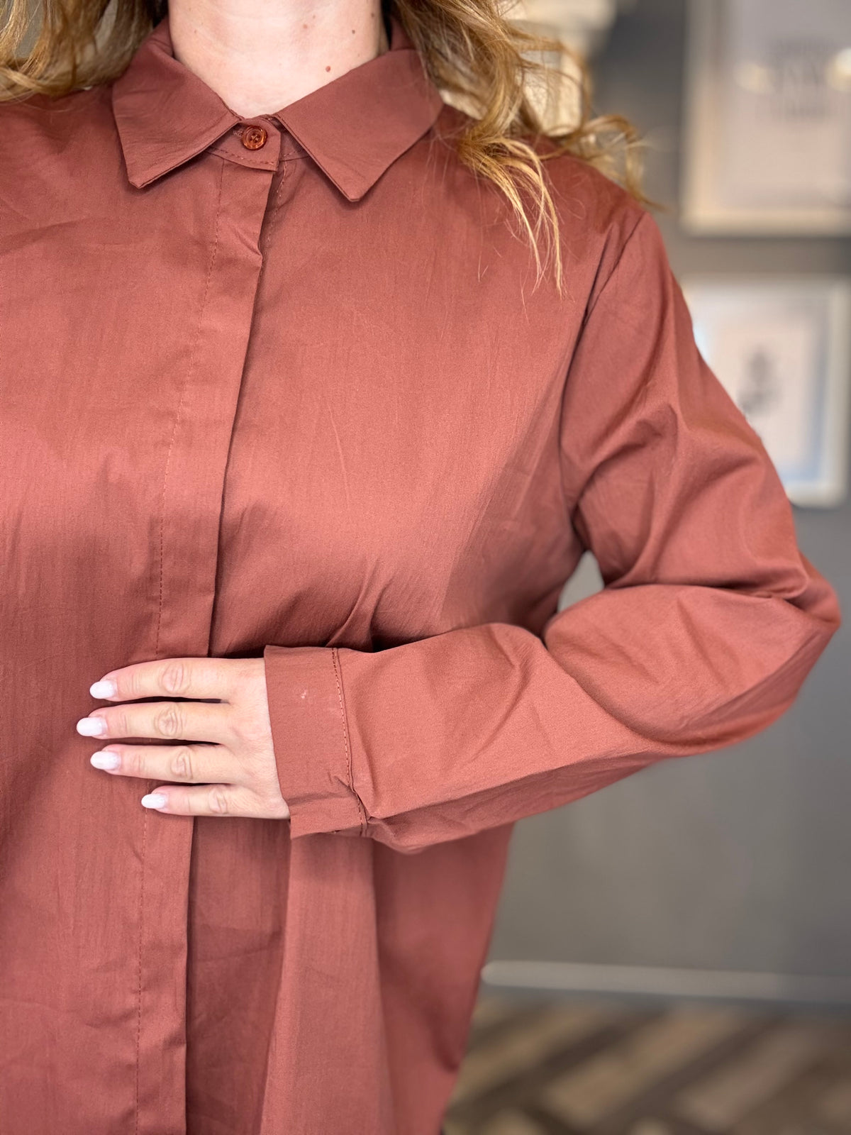 Camicia over Essential blush