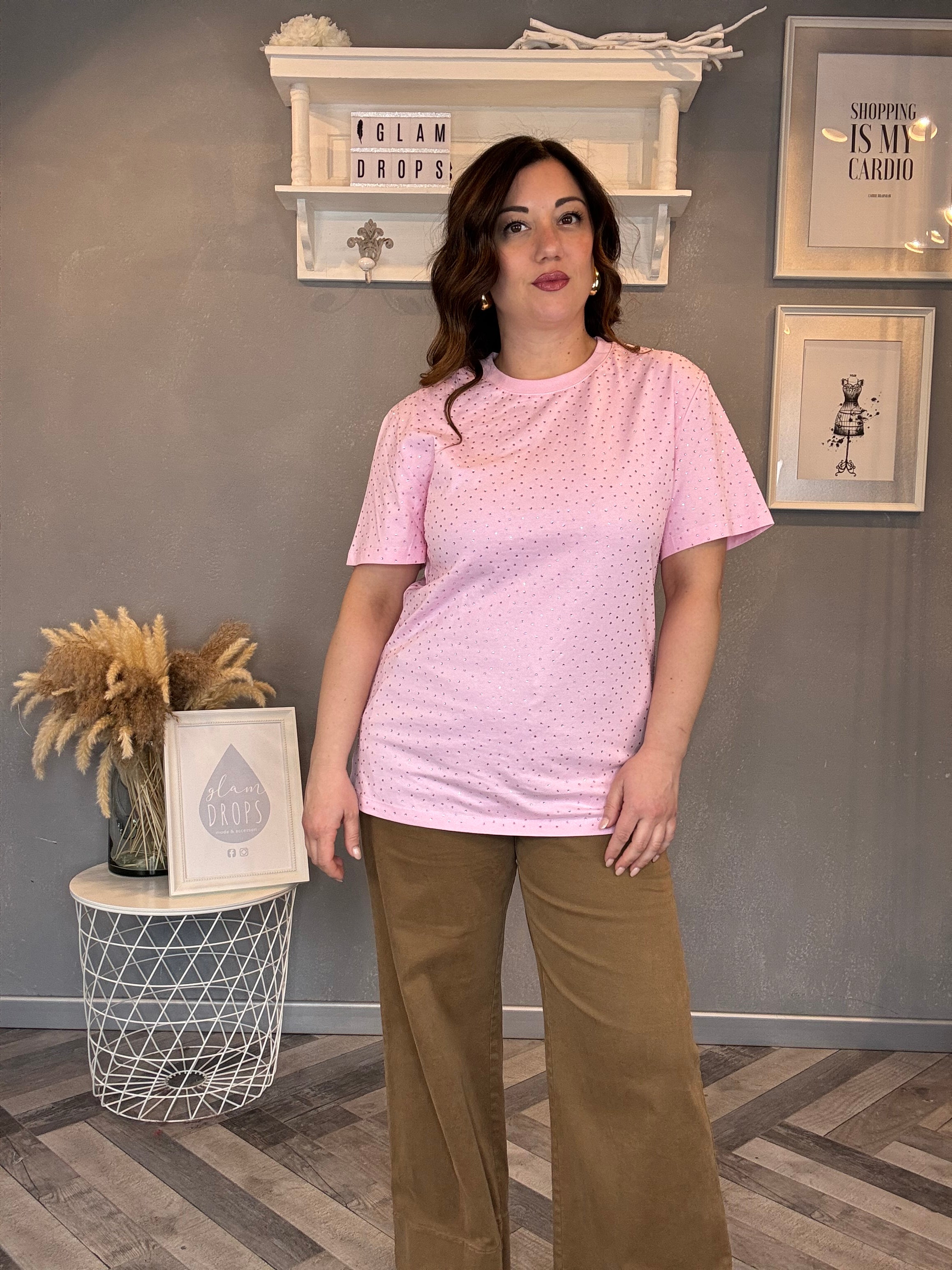 Lumina t-shirt strass