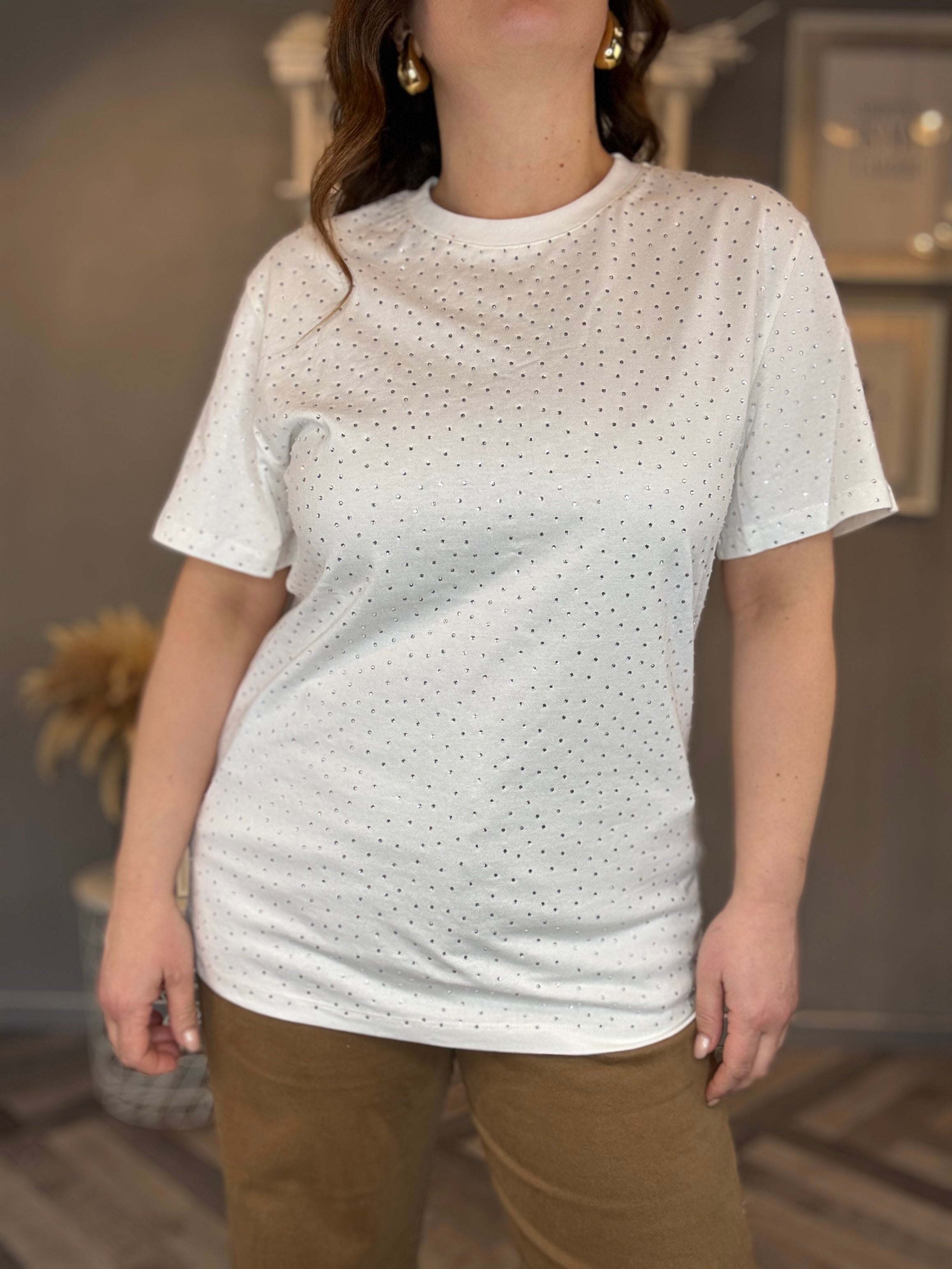 Lumina t-shirt strass