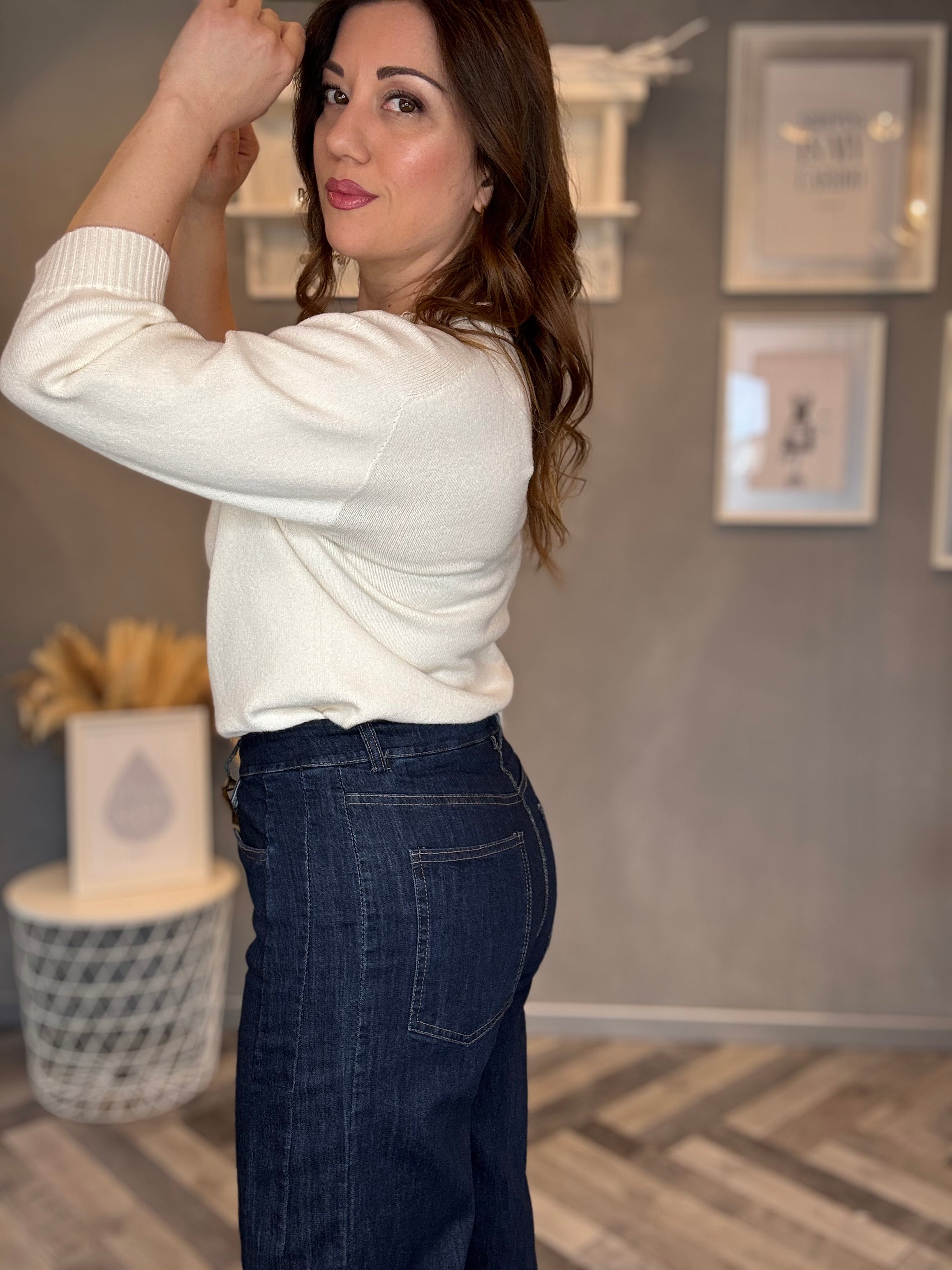 Jeans barrel soft denim