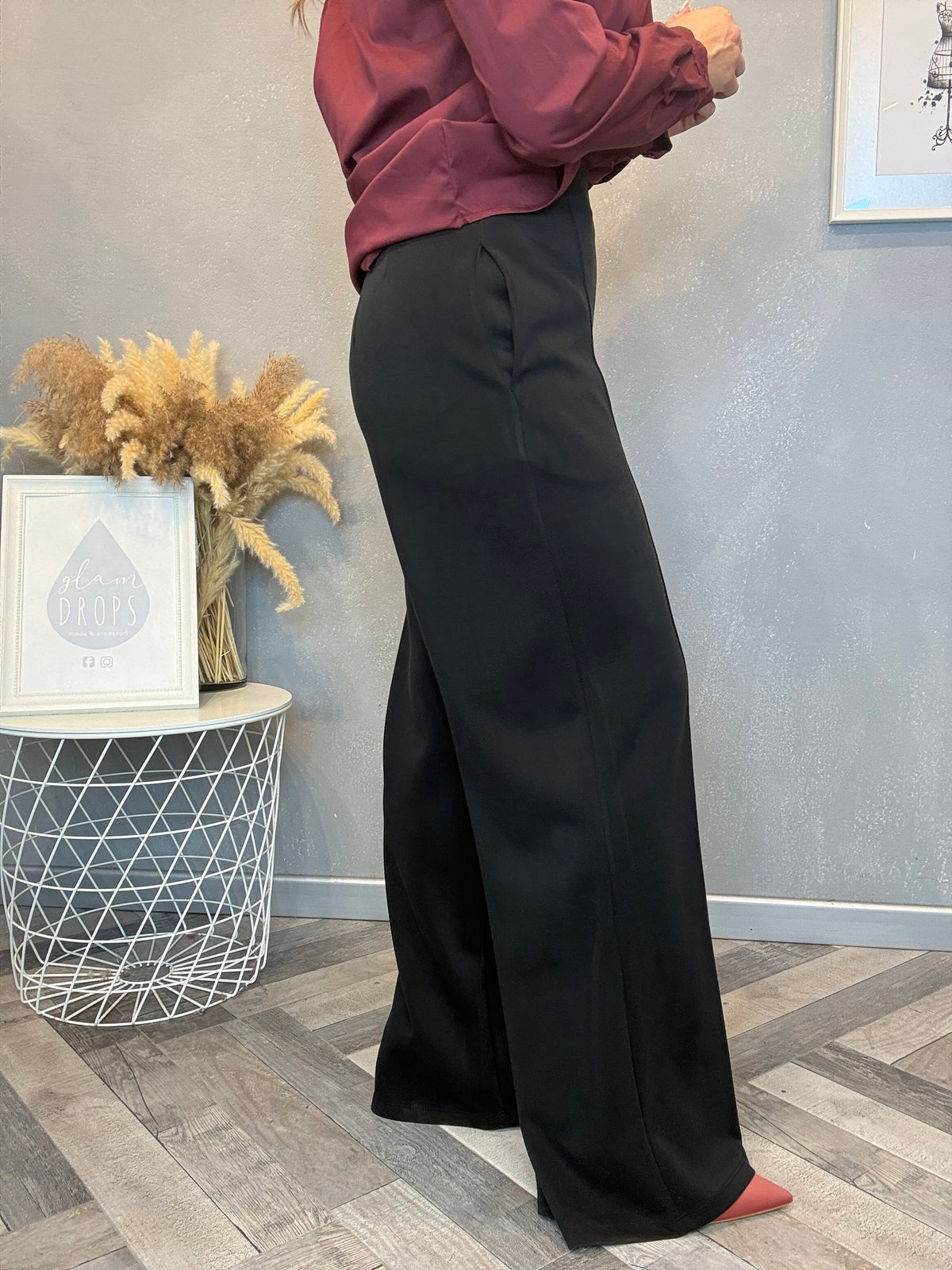 Pantalone palazzo Linea nero