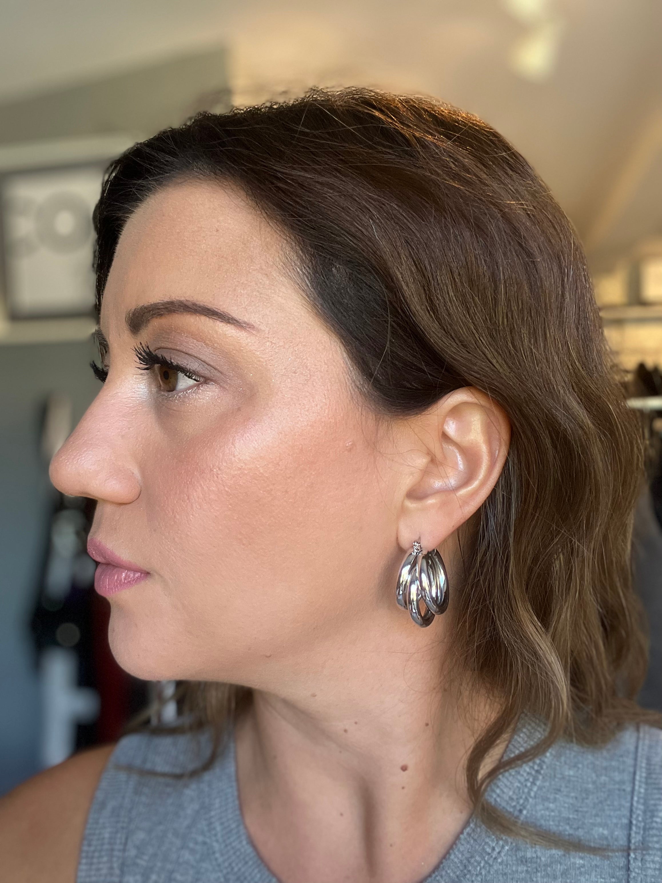 Orecchini multicerchio