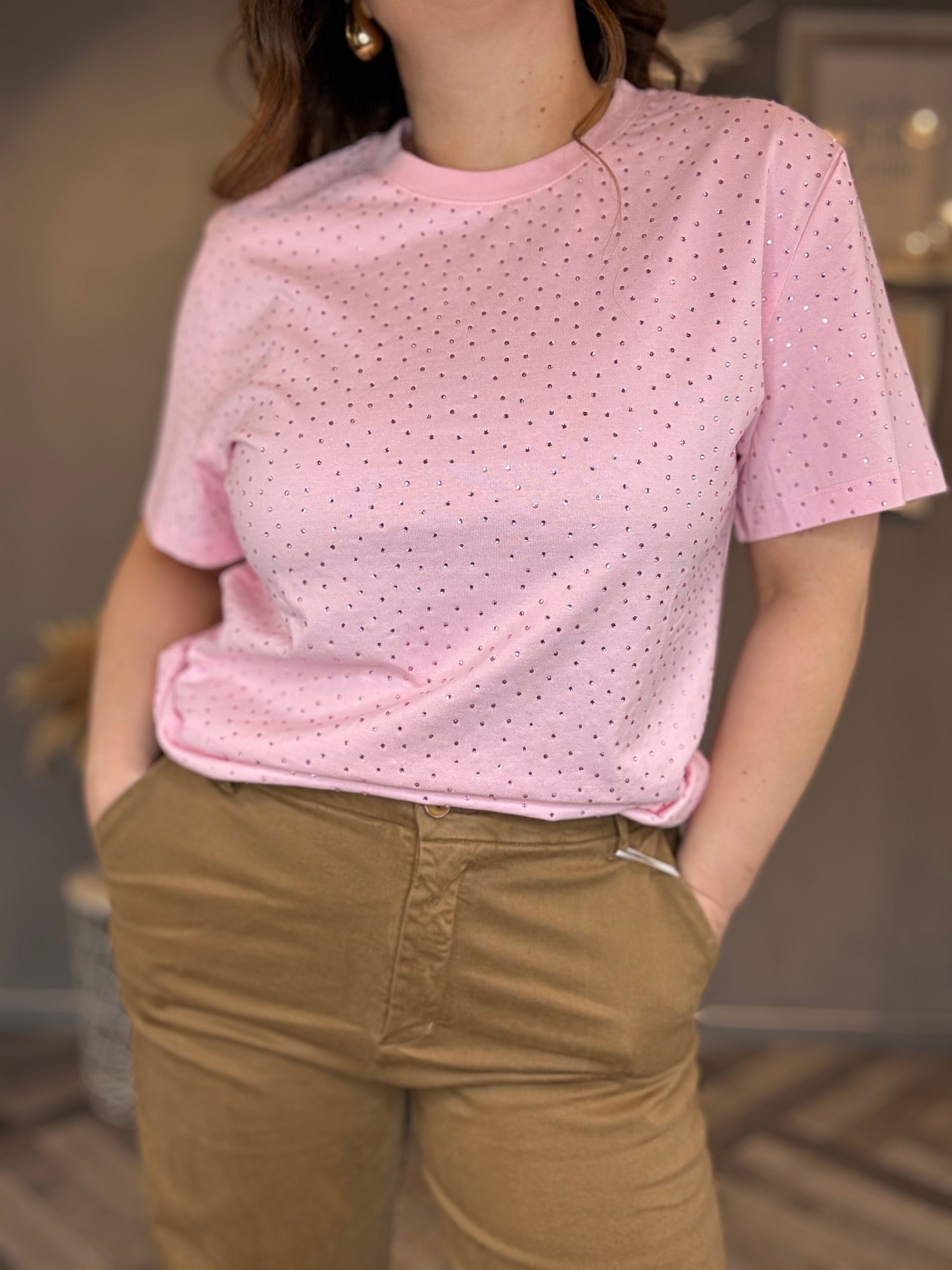 Lumina t-shirt strass