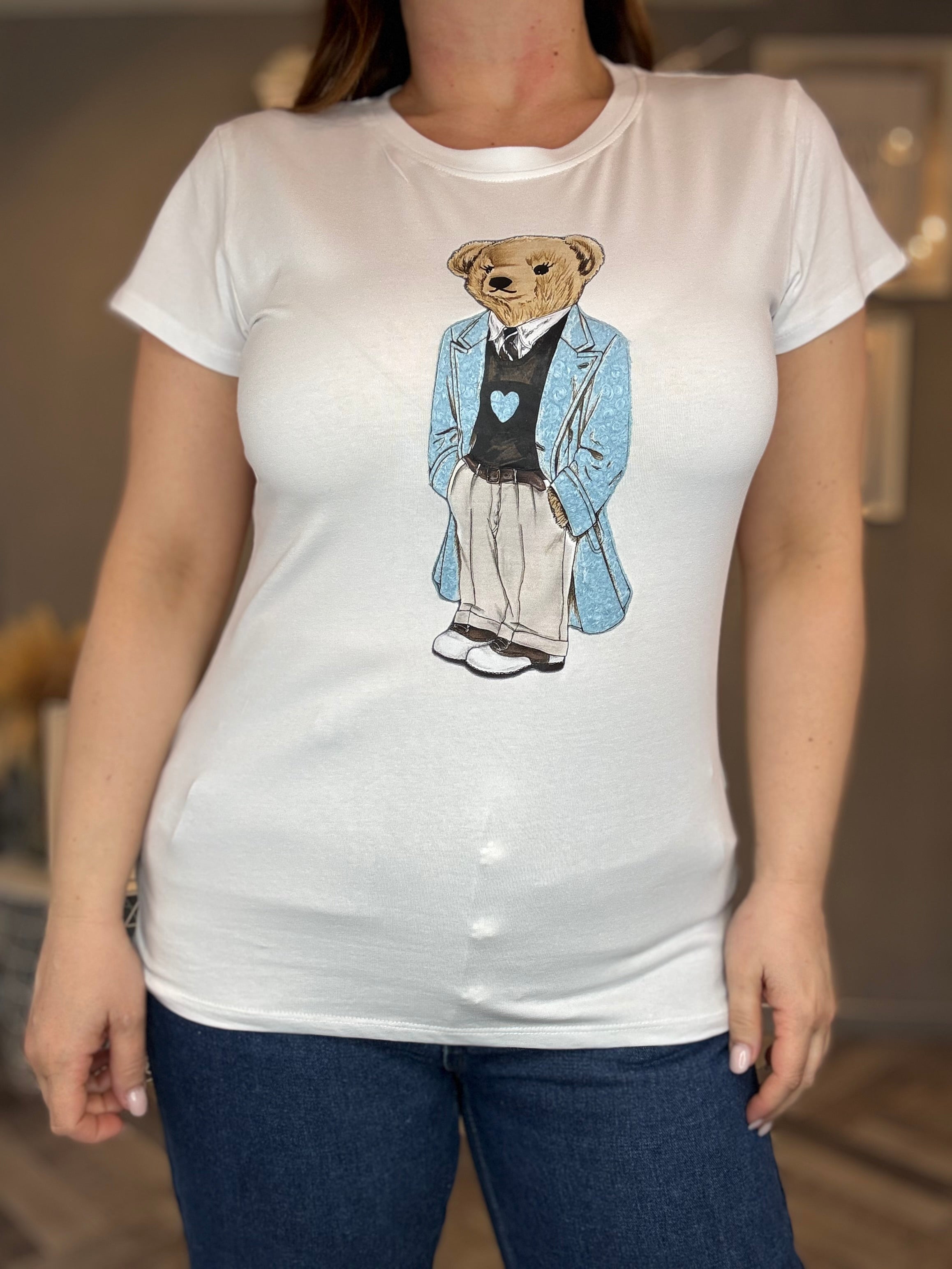 T-shirt basic orsetto