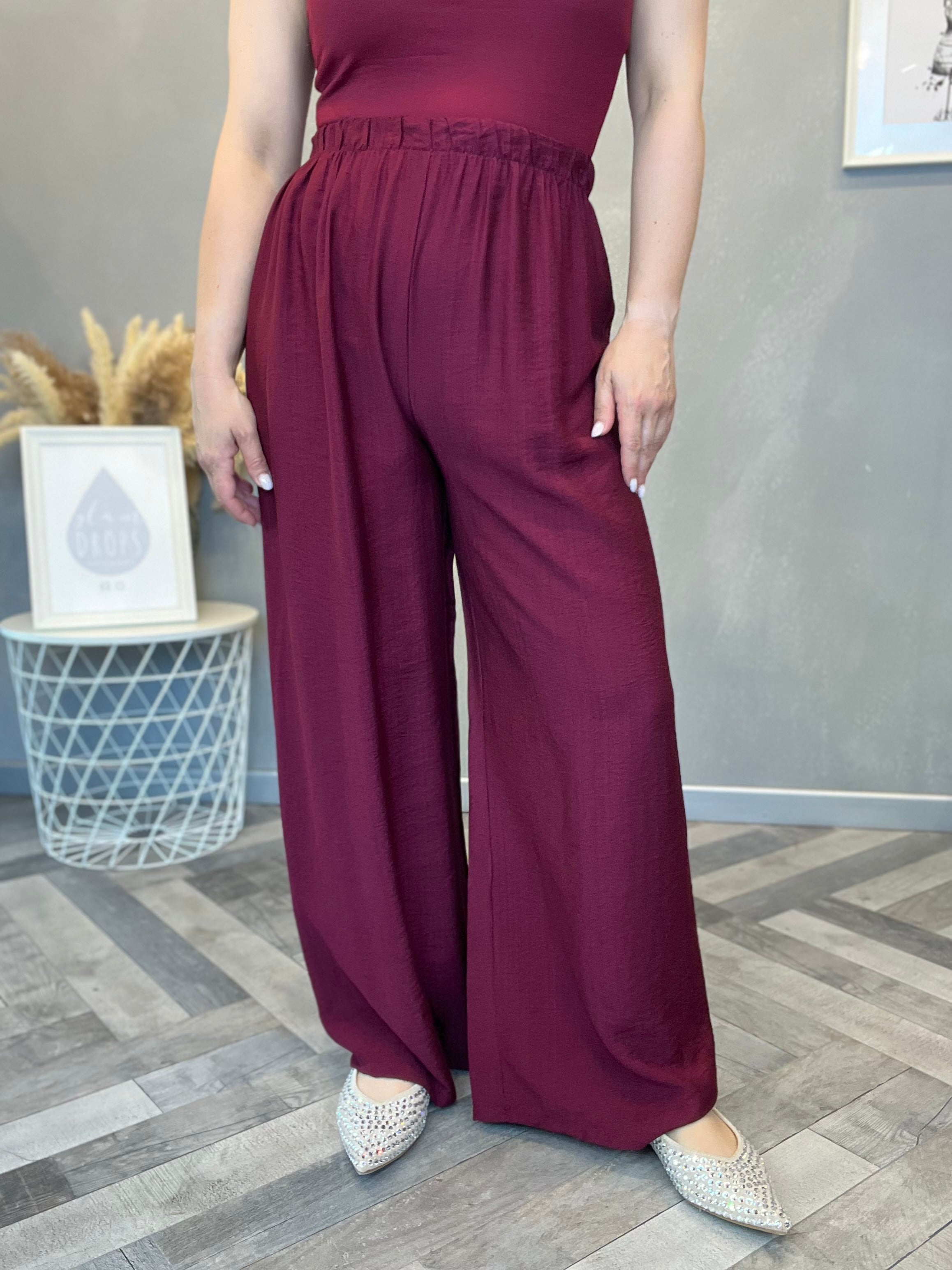 Pantalone Aurora borgogna