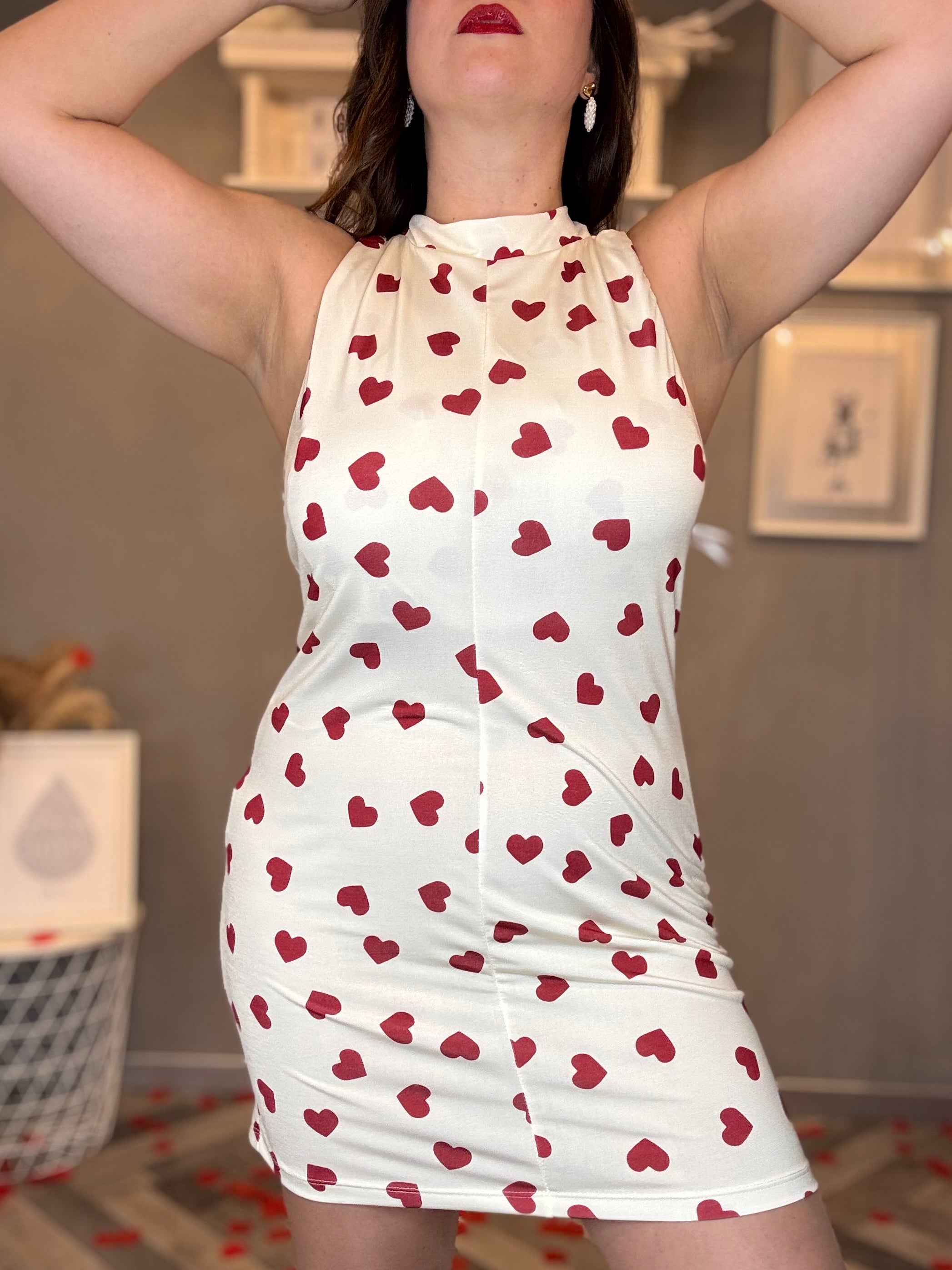 Lumina abito cuori San Valentino