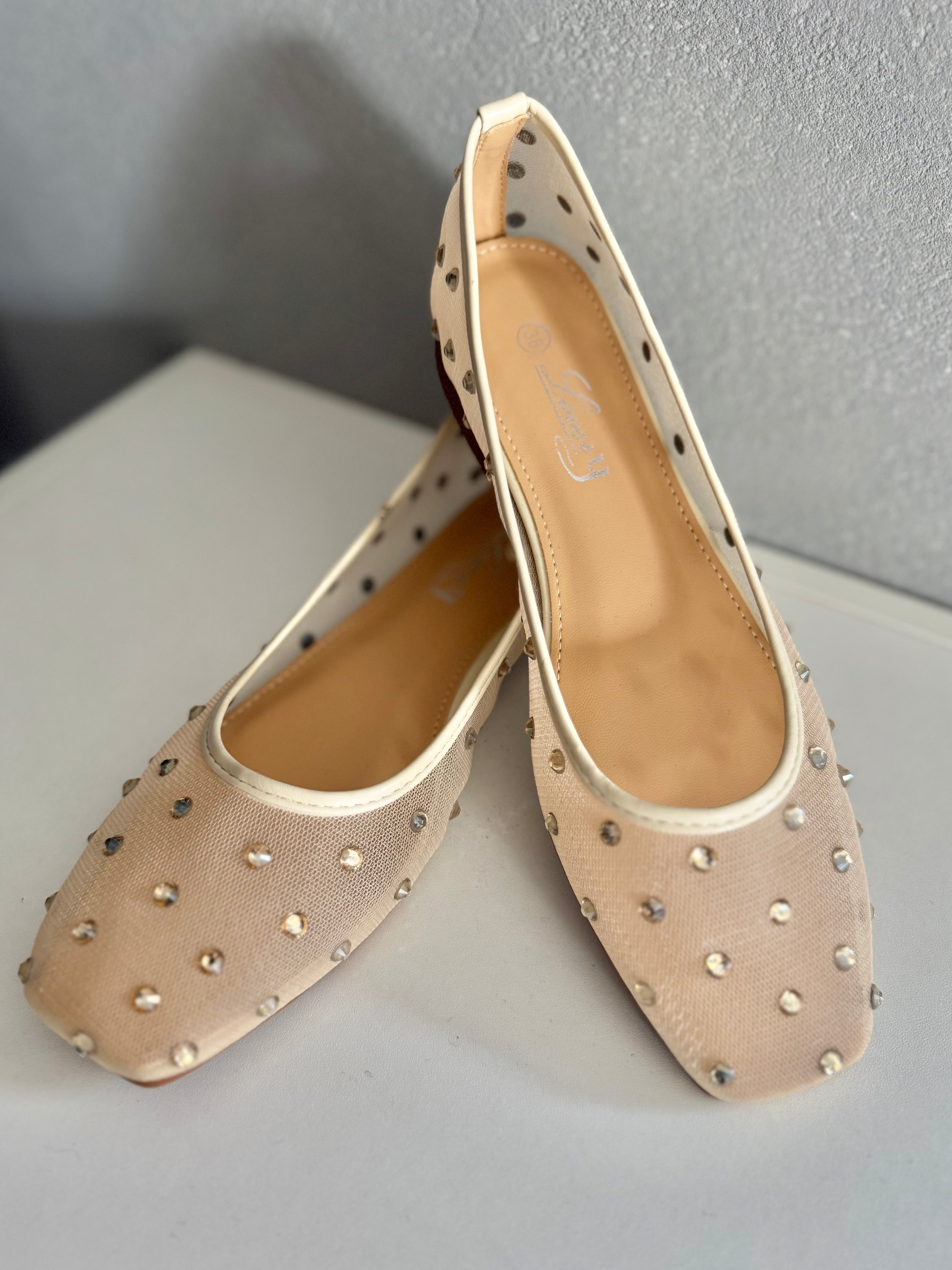 Ballerine con strass