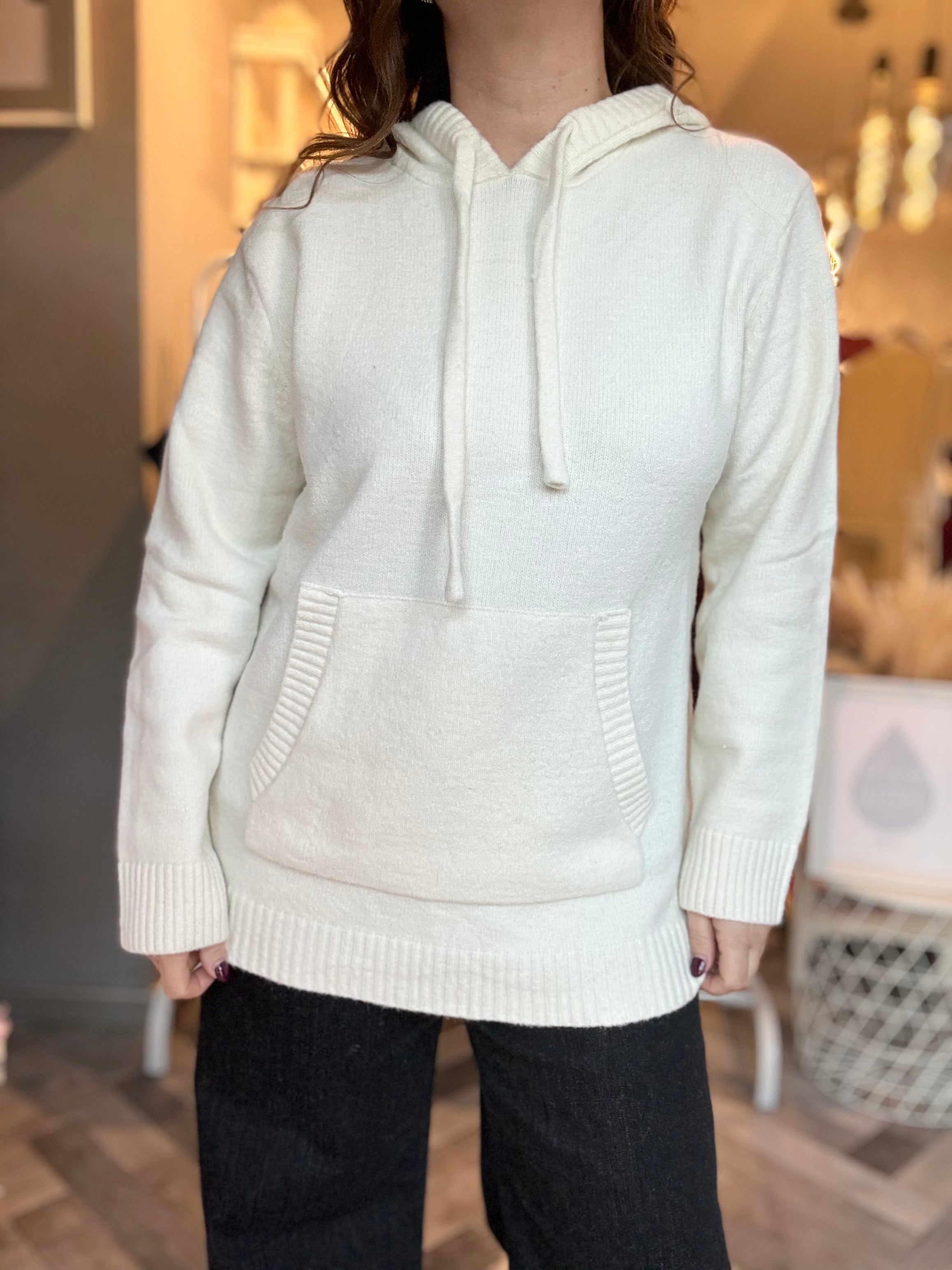 Lumina maglia felpa con cappuccio