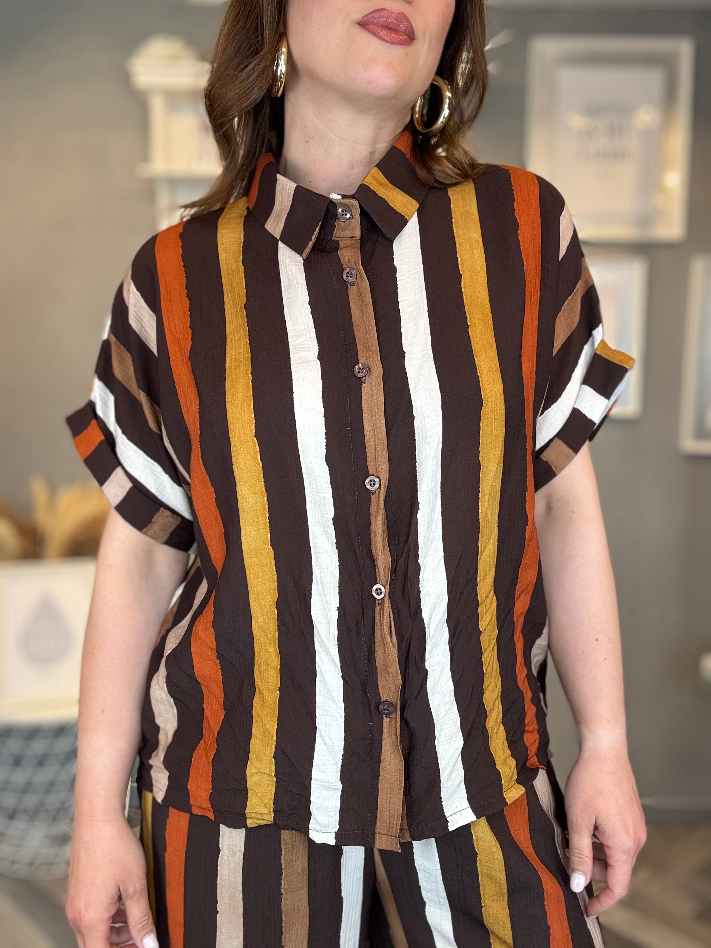 Coordinato righe Choco Sunset