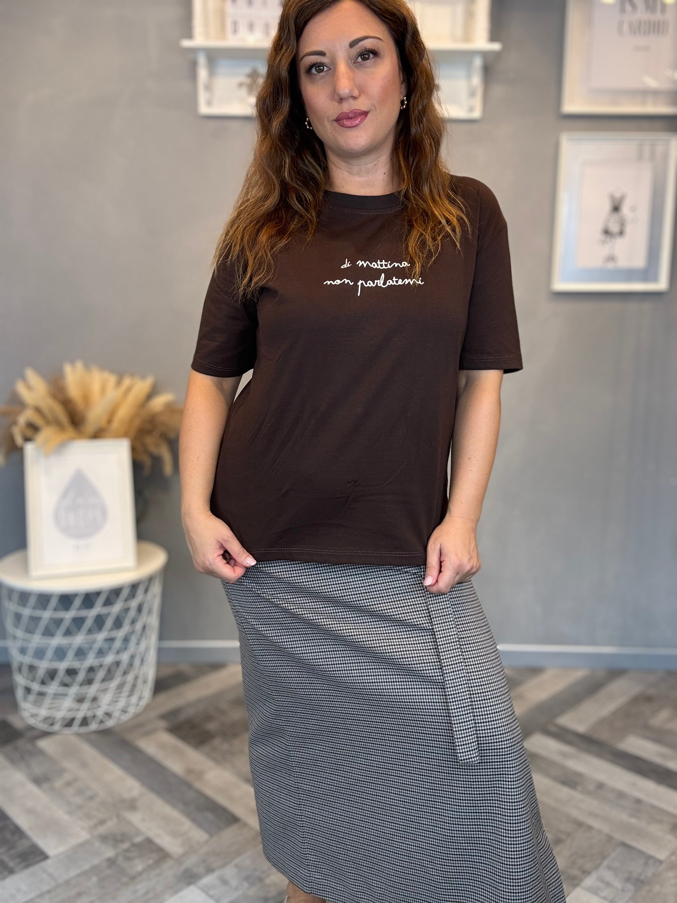 T-shirt di mattina non parlatemi