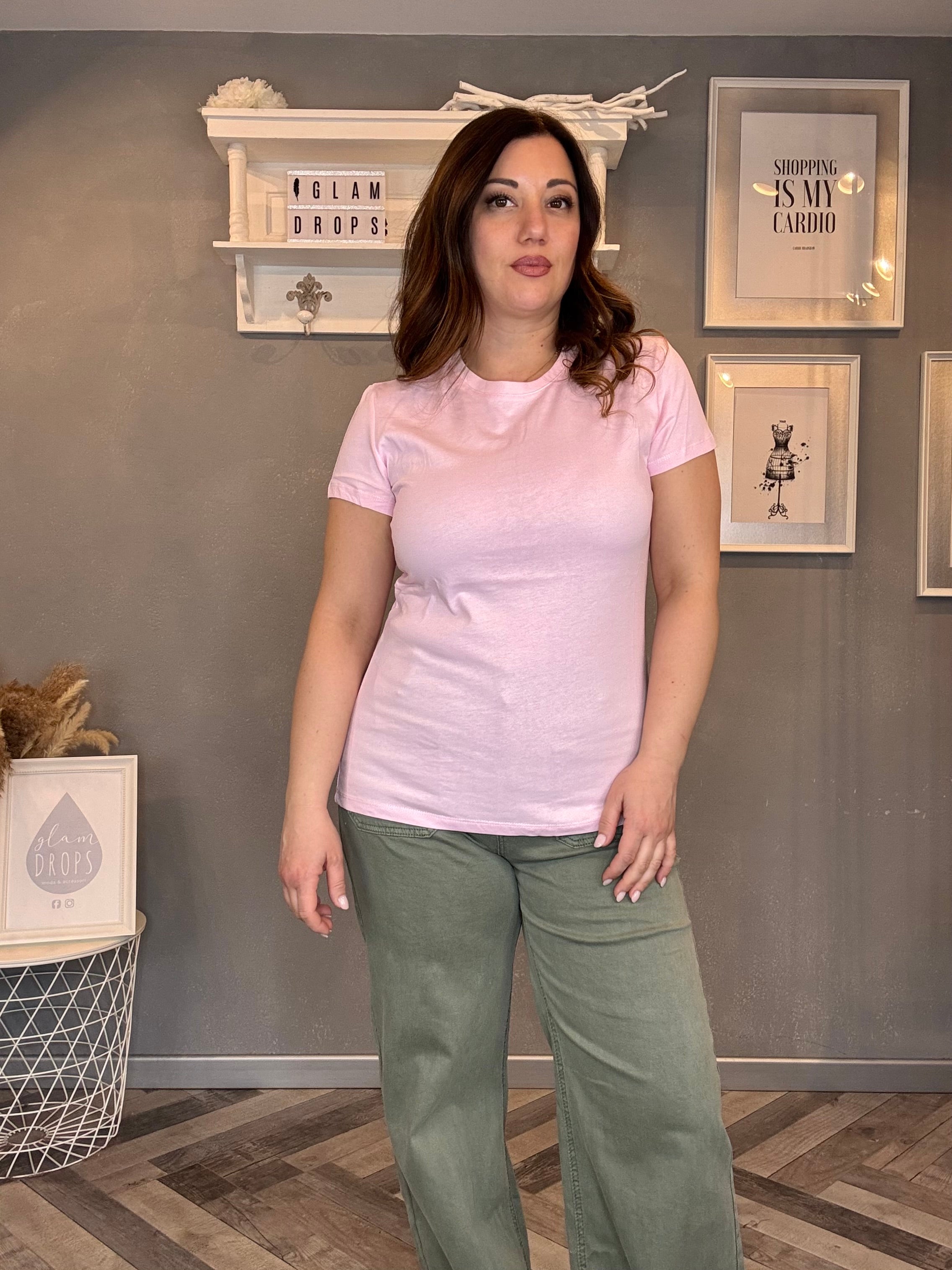 Lumina t-shirt basic elasticizzata