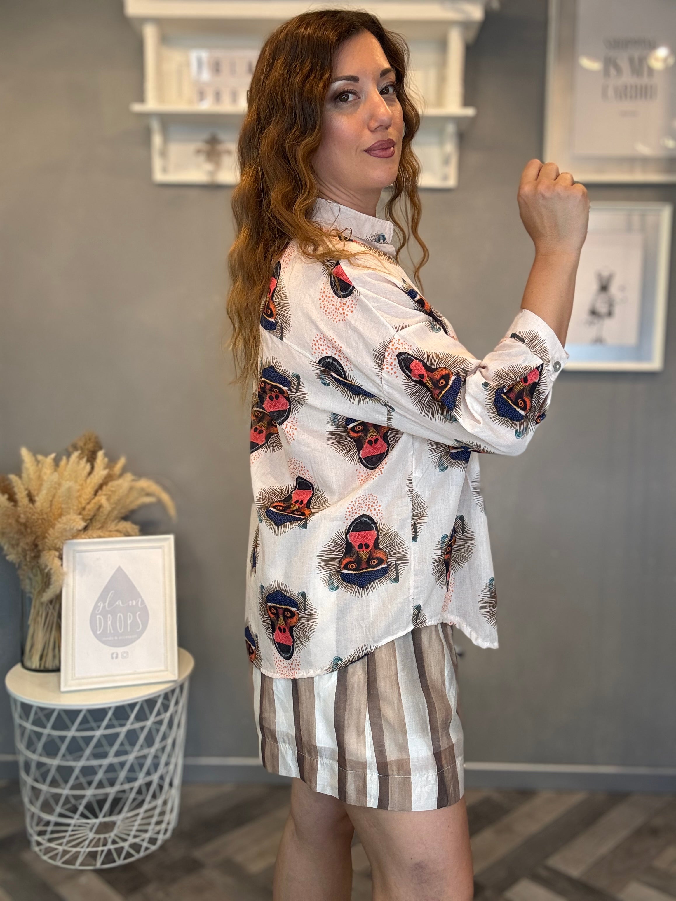 Camicia Isla Bonita scimmia