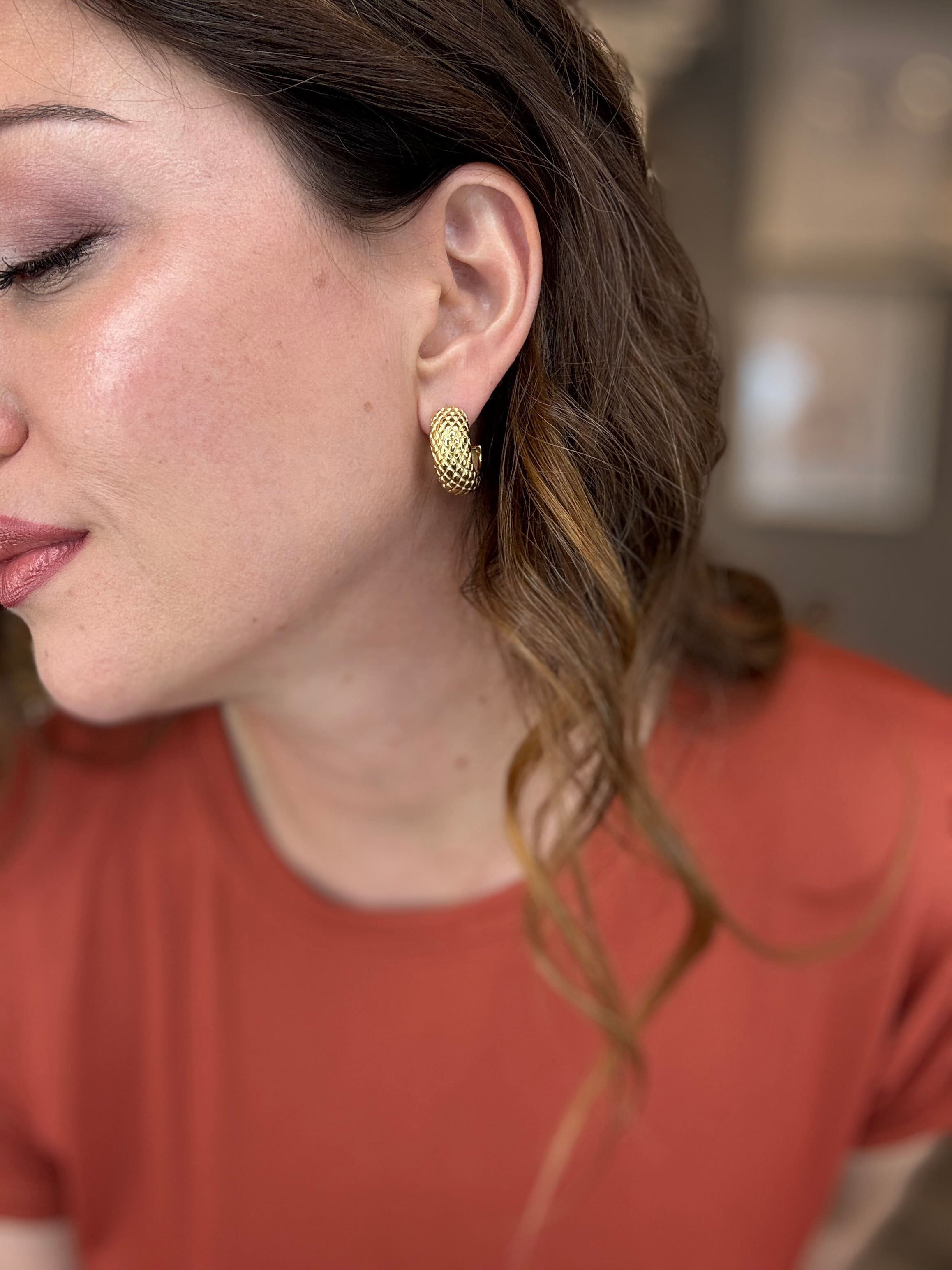 Orecchini Snake gold