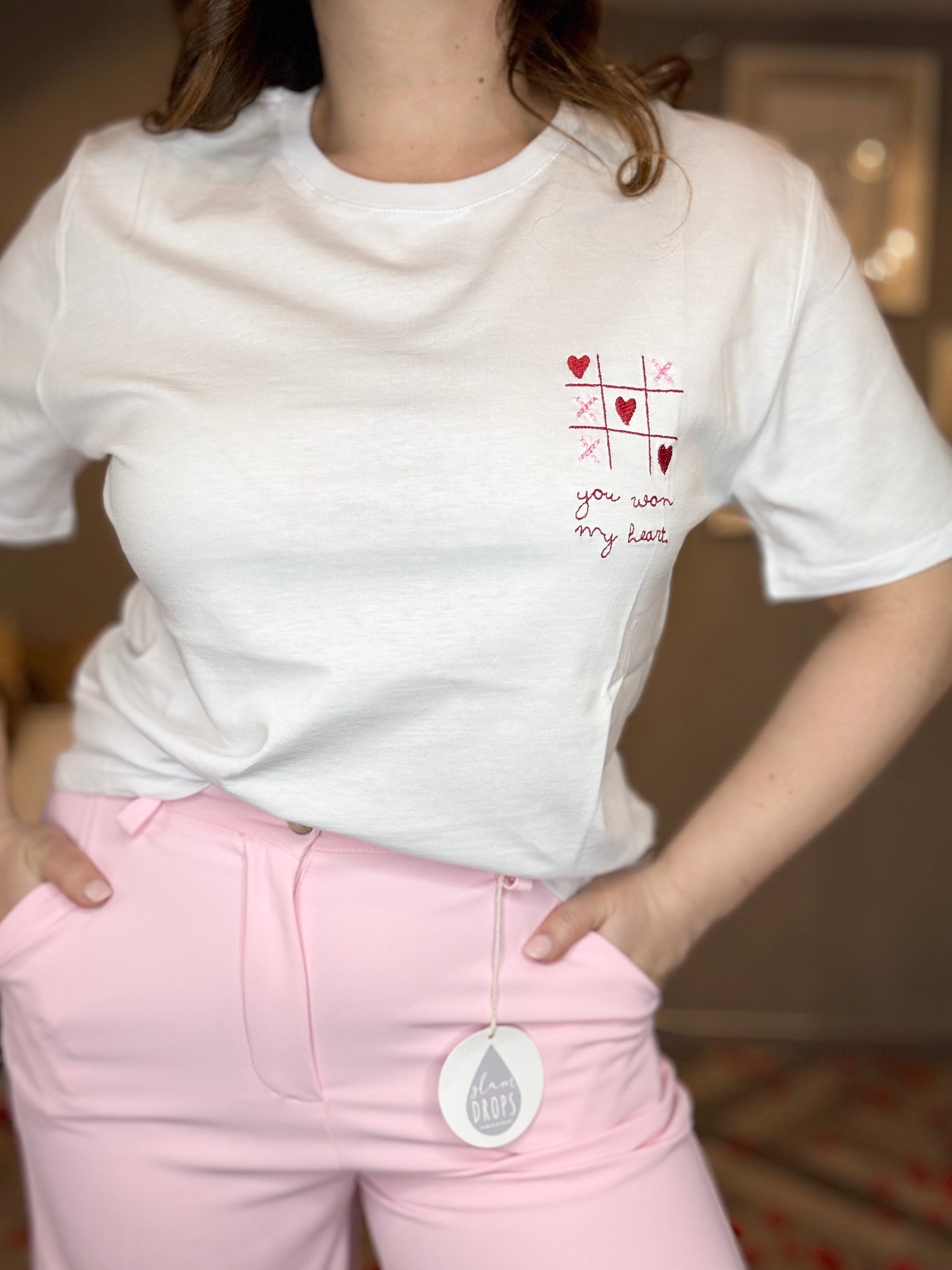 Lumina t-shirt San Valentino You Won My heart