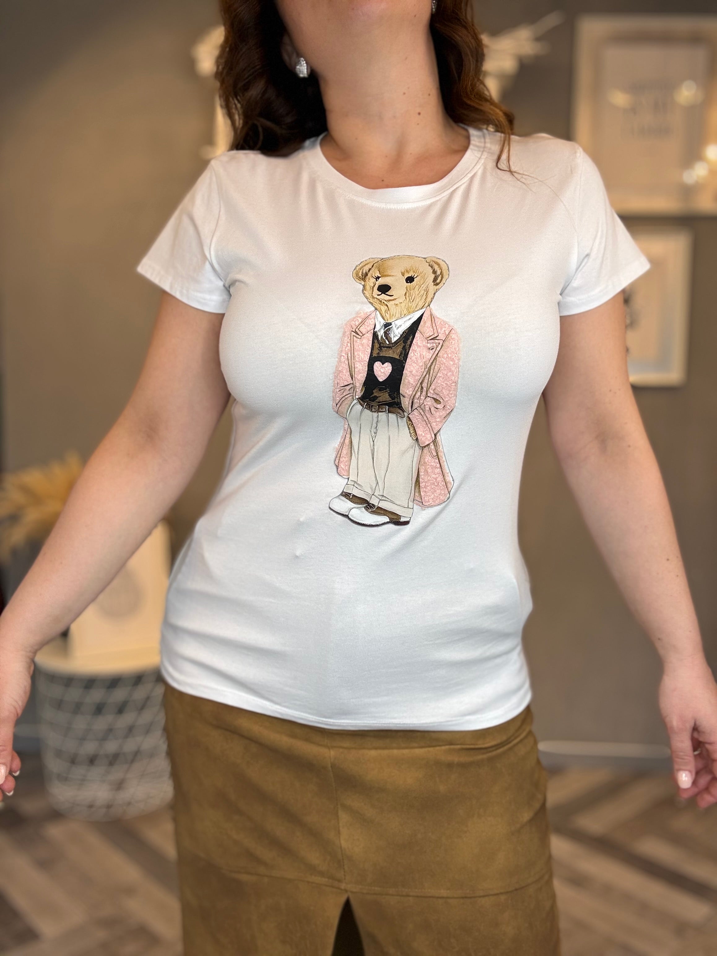 T-shirt basic orsetto