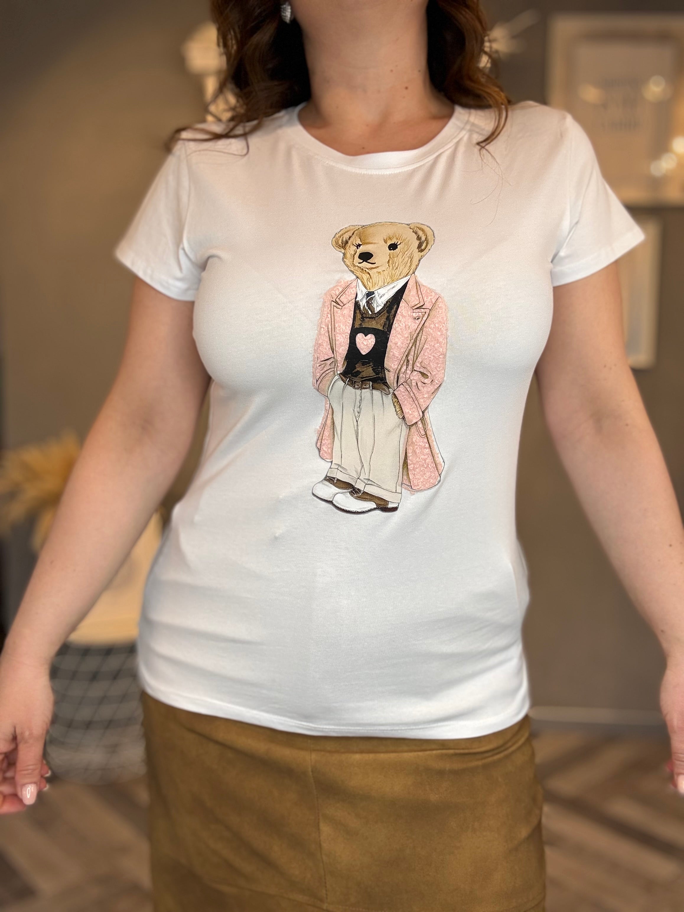 T-shirt basic orsetto