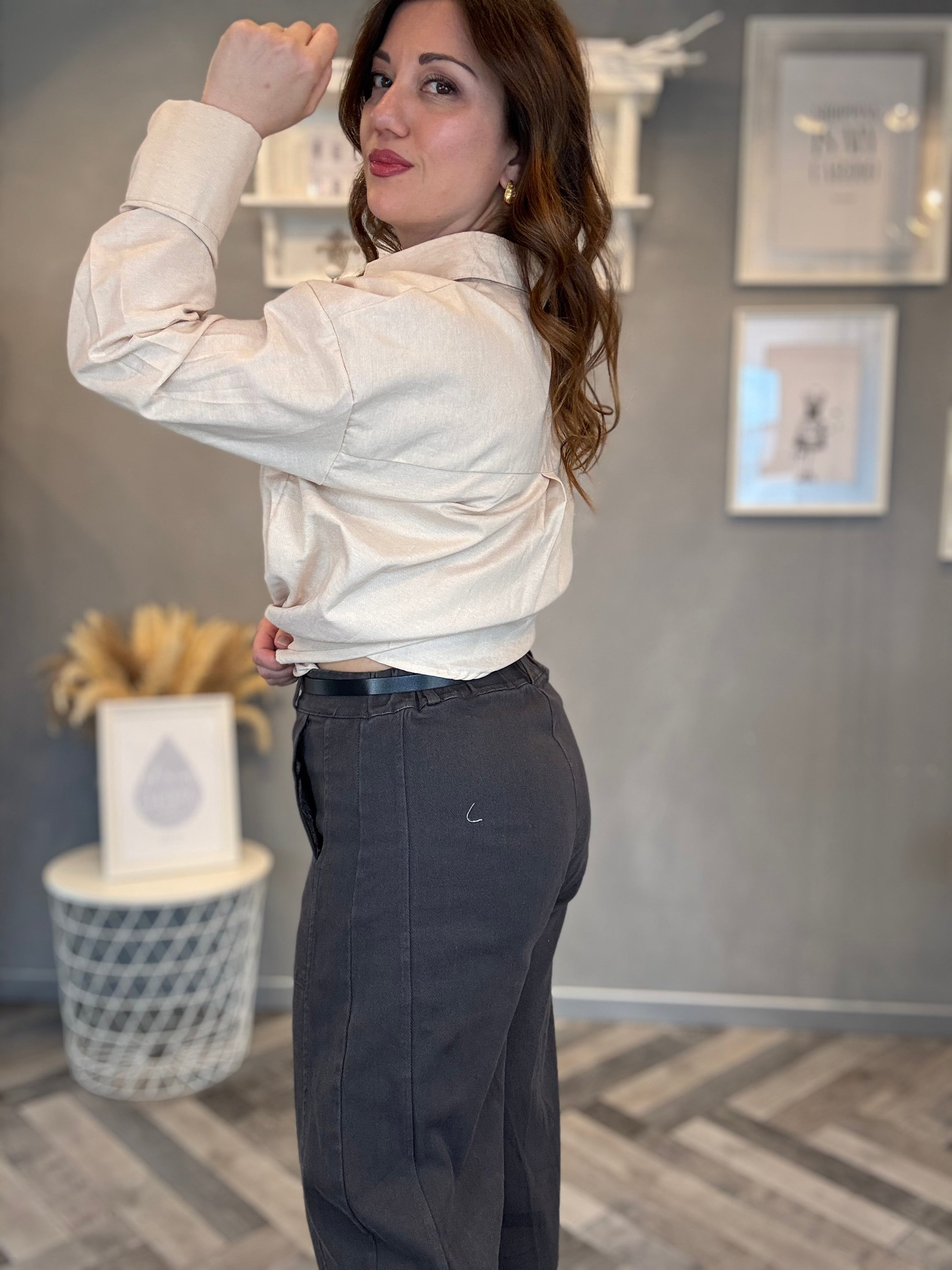 Jeans barrel moro