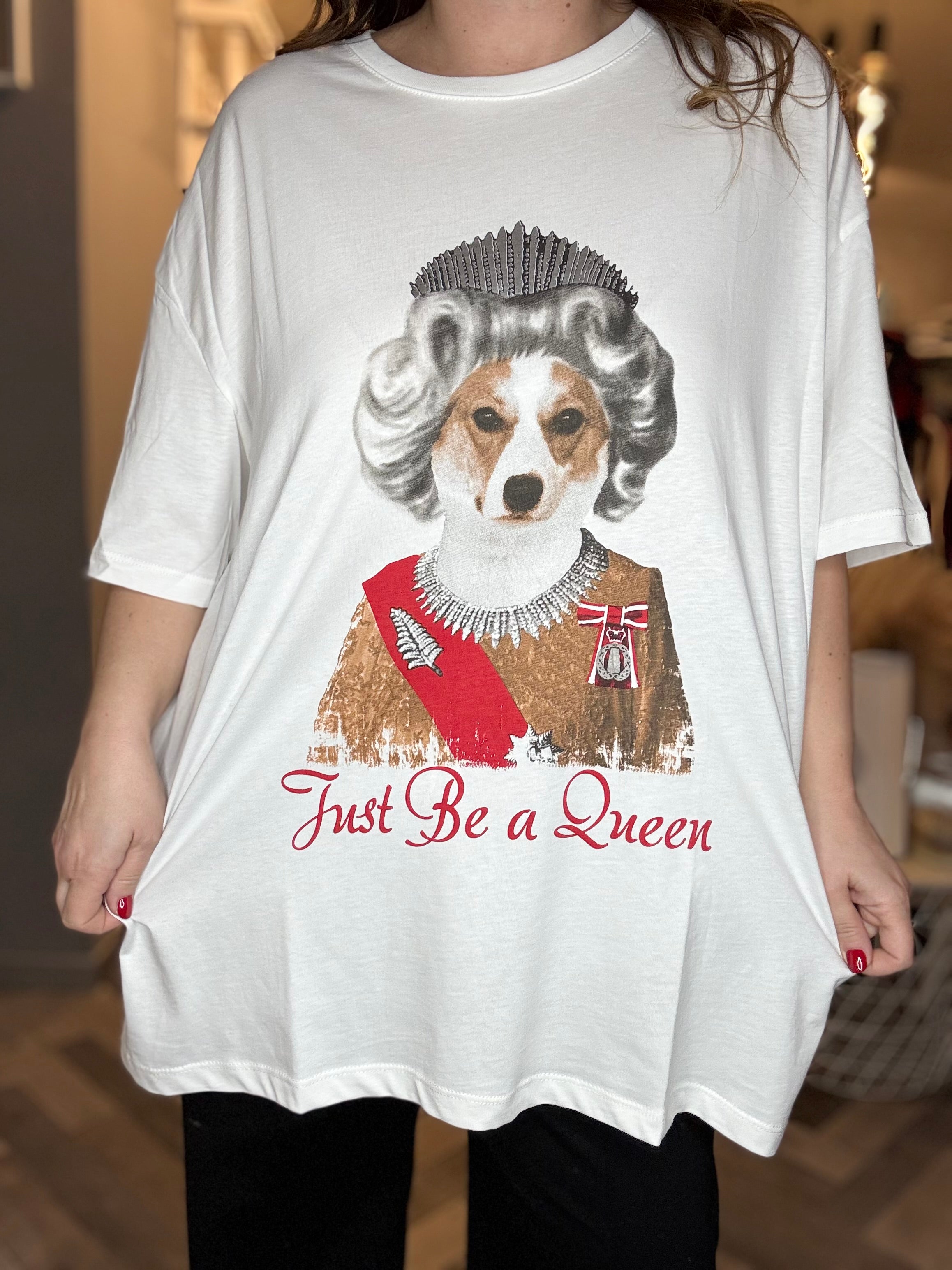 Lumina t-shirt over Just be a queen