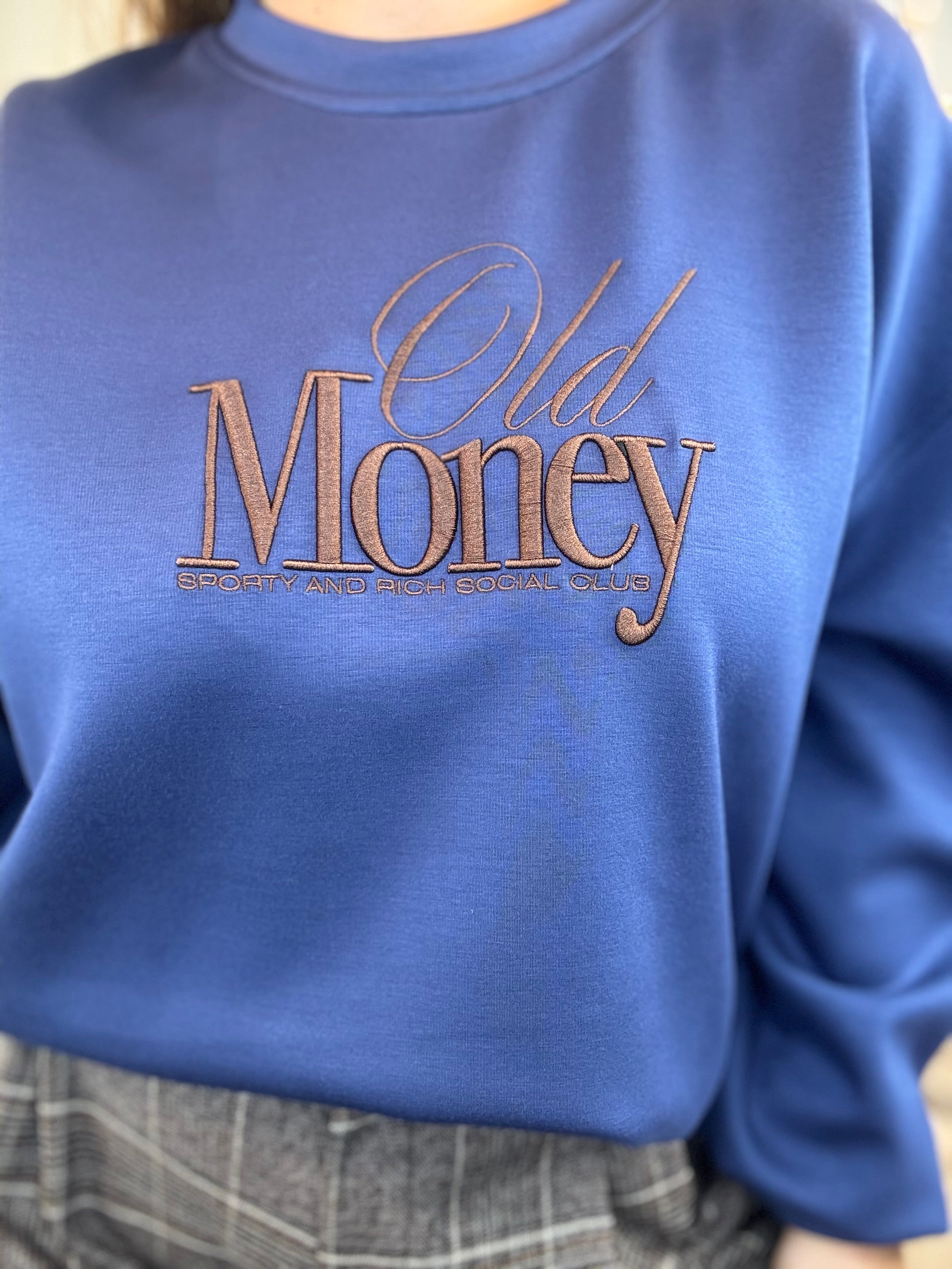 Lumina felpa Old Money blu