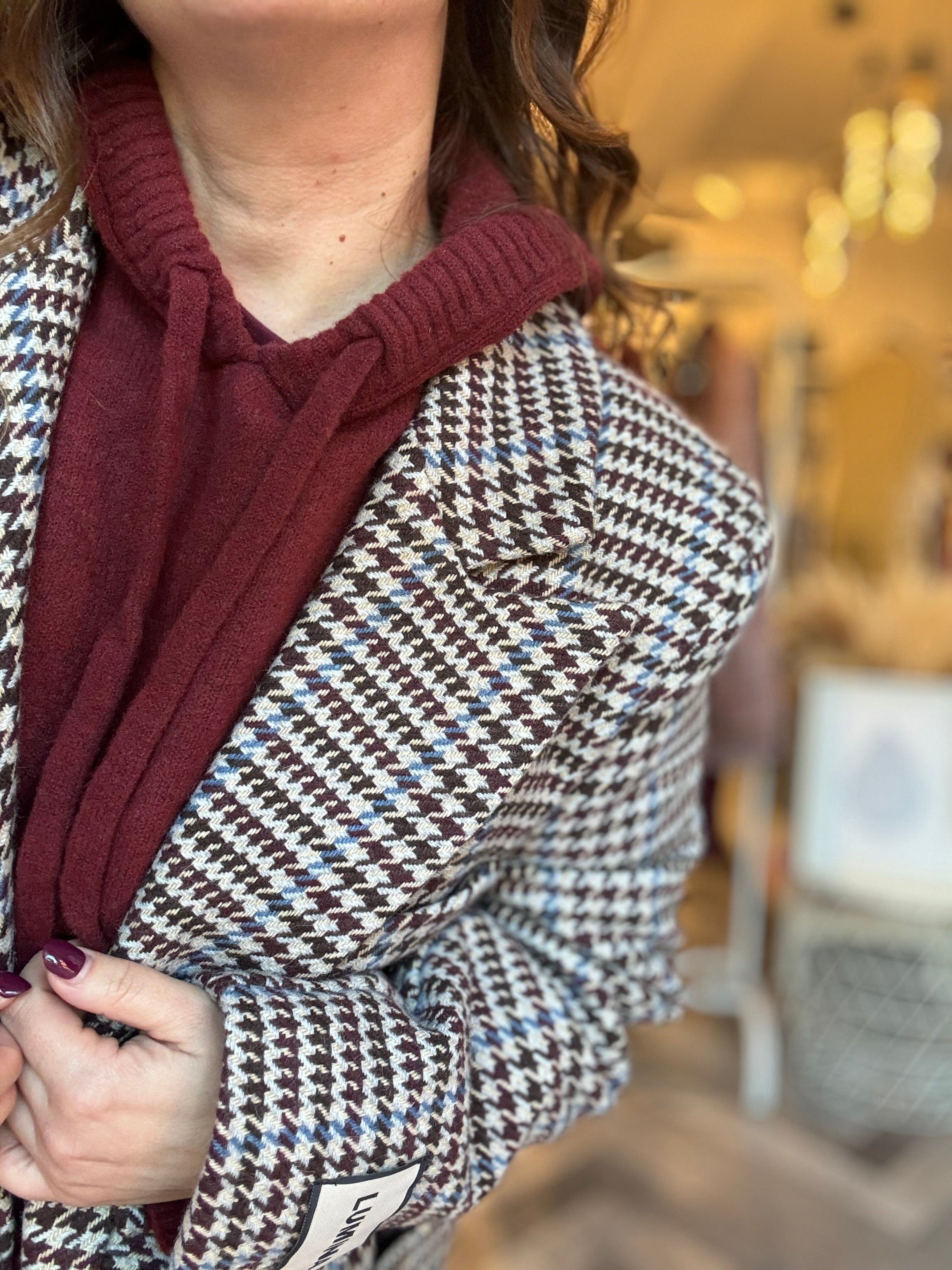 Lumina maglia felpa con cappuccio