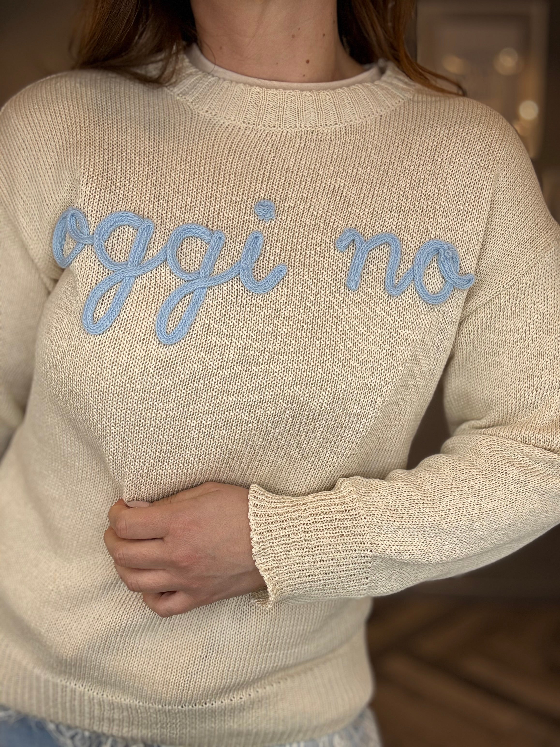 Maglioncino Oggi no beige