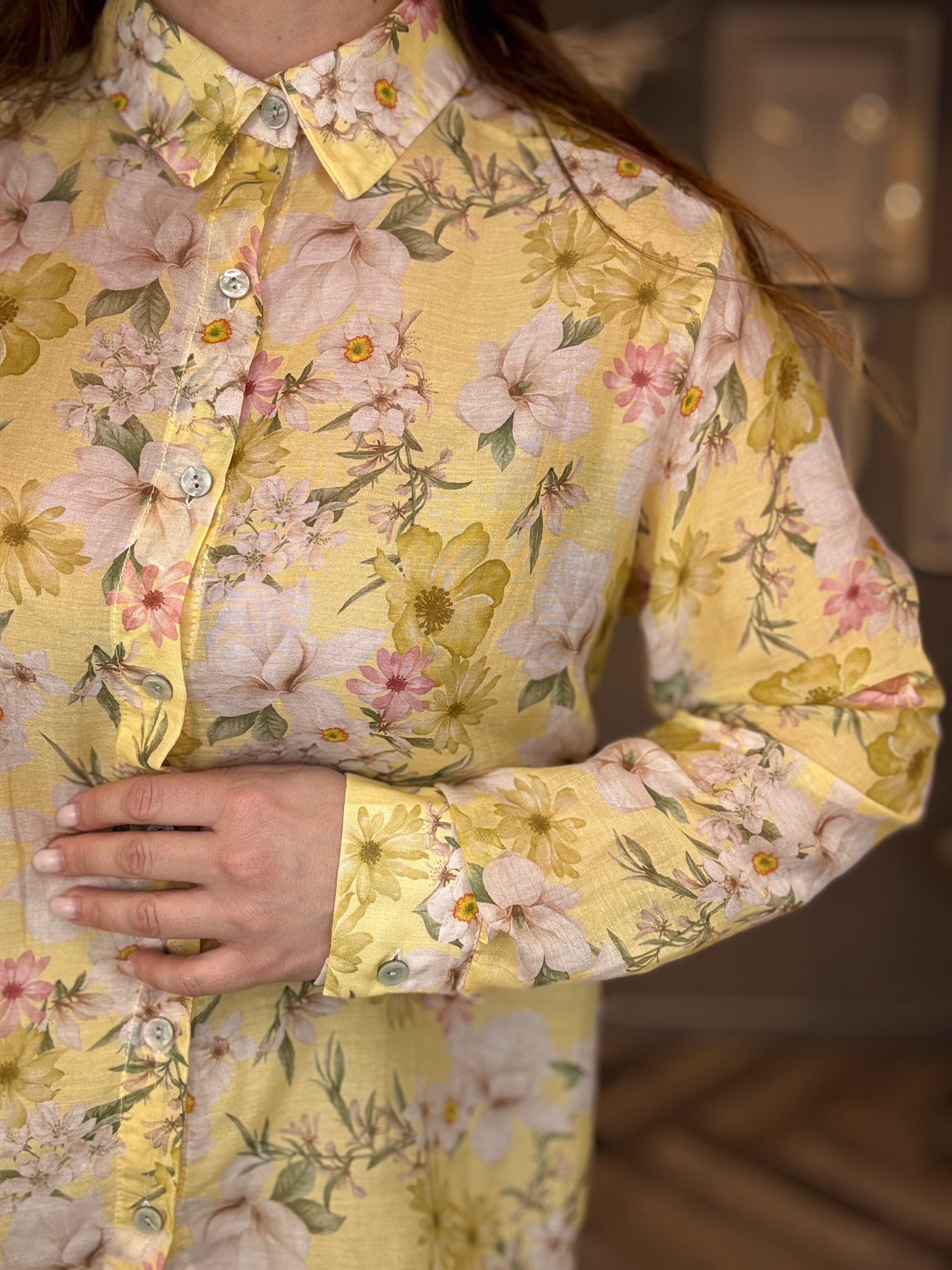 Camicia Bloom gialla