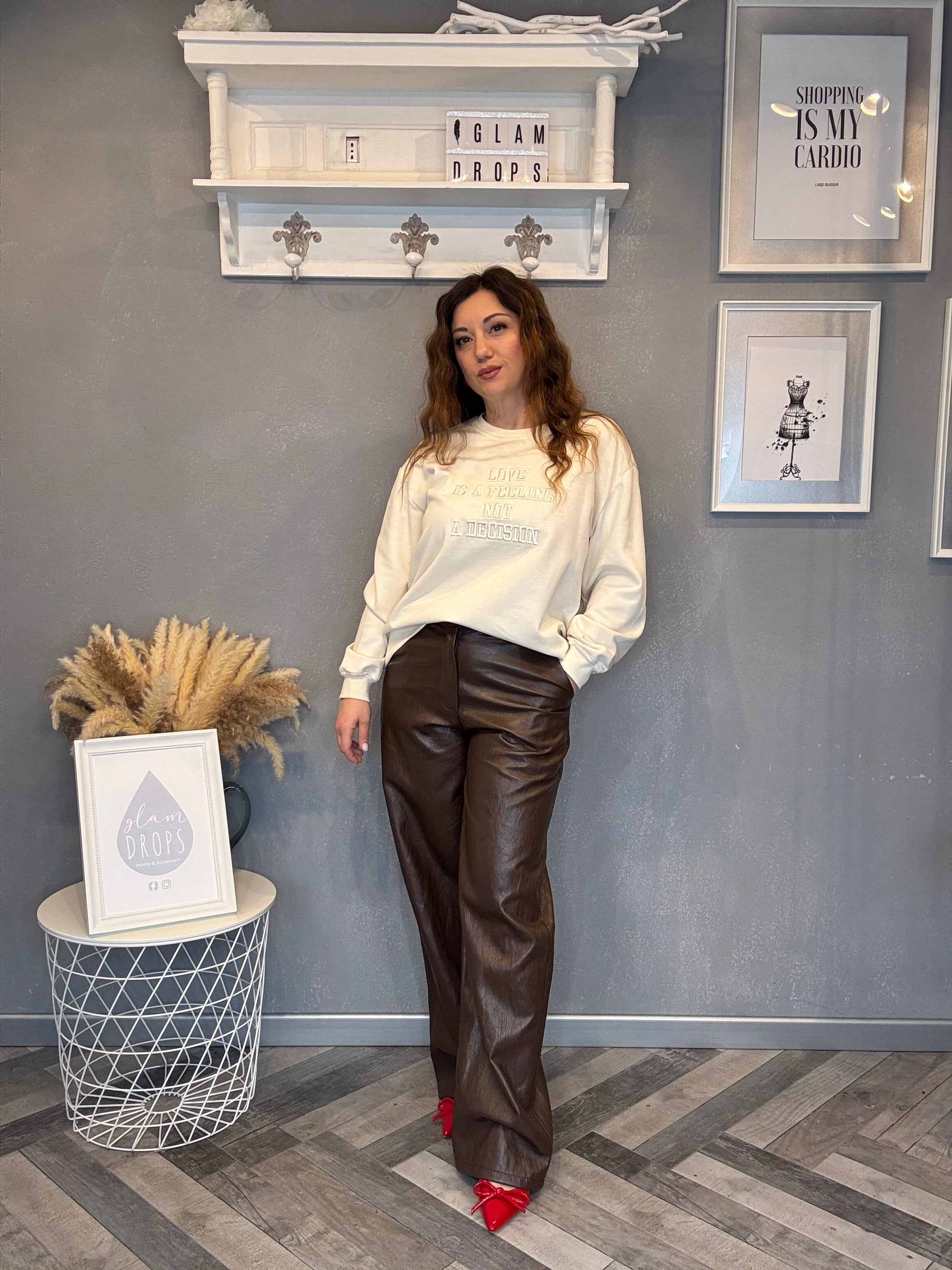 Lumina felpa Love is a feeling burro