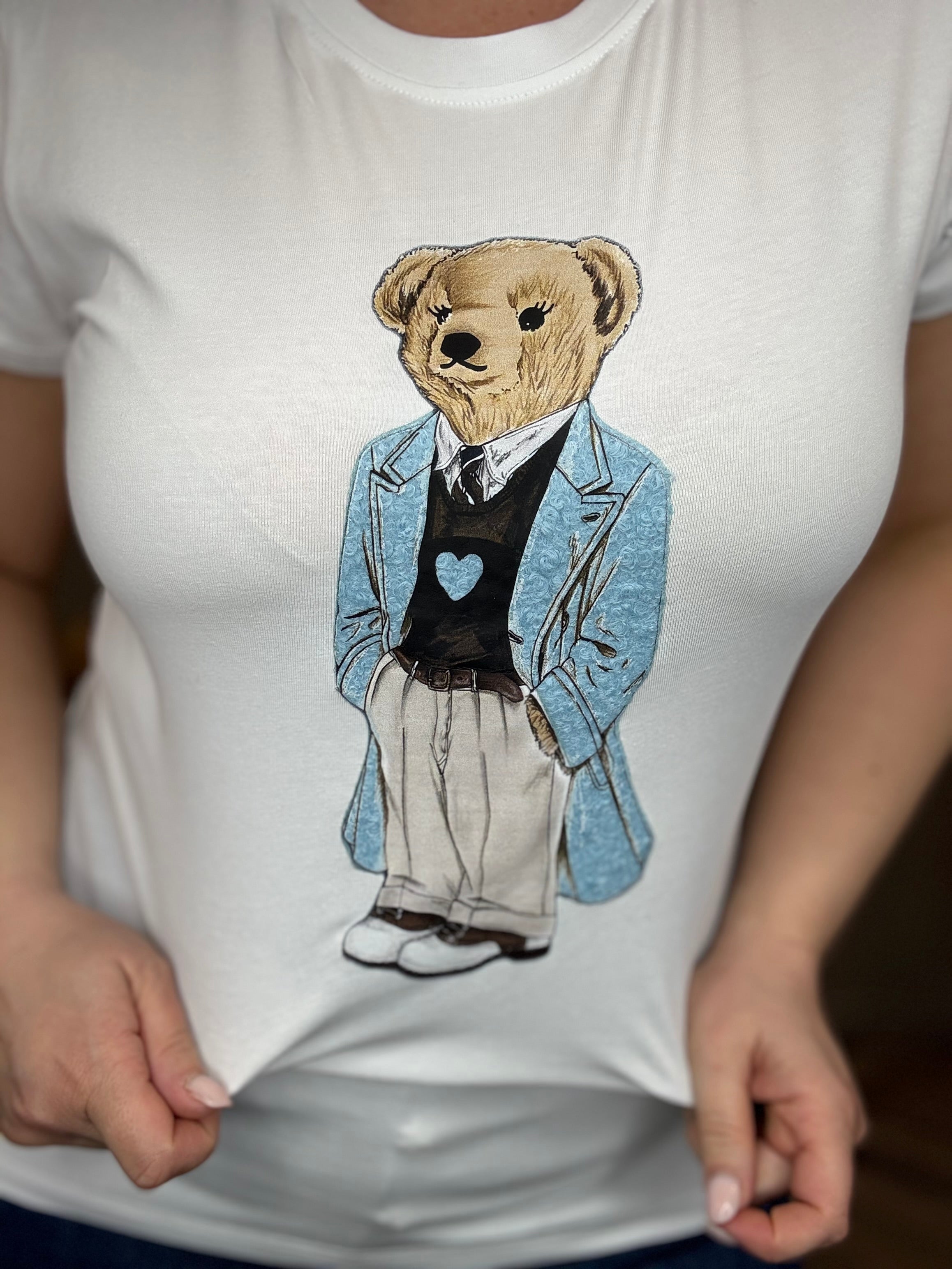 T-shirt basic orsetto