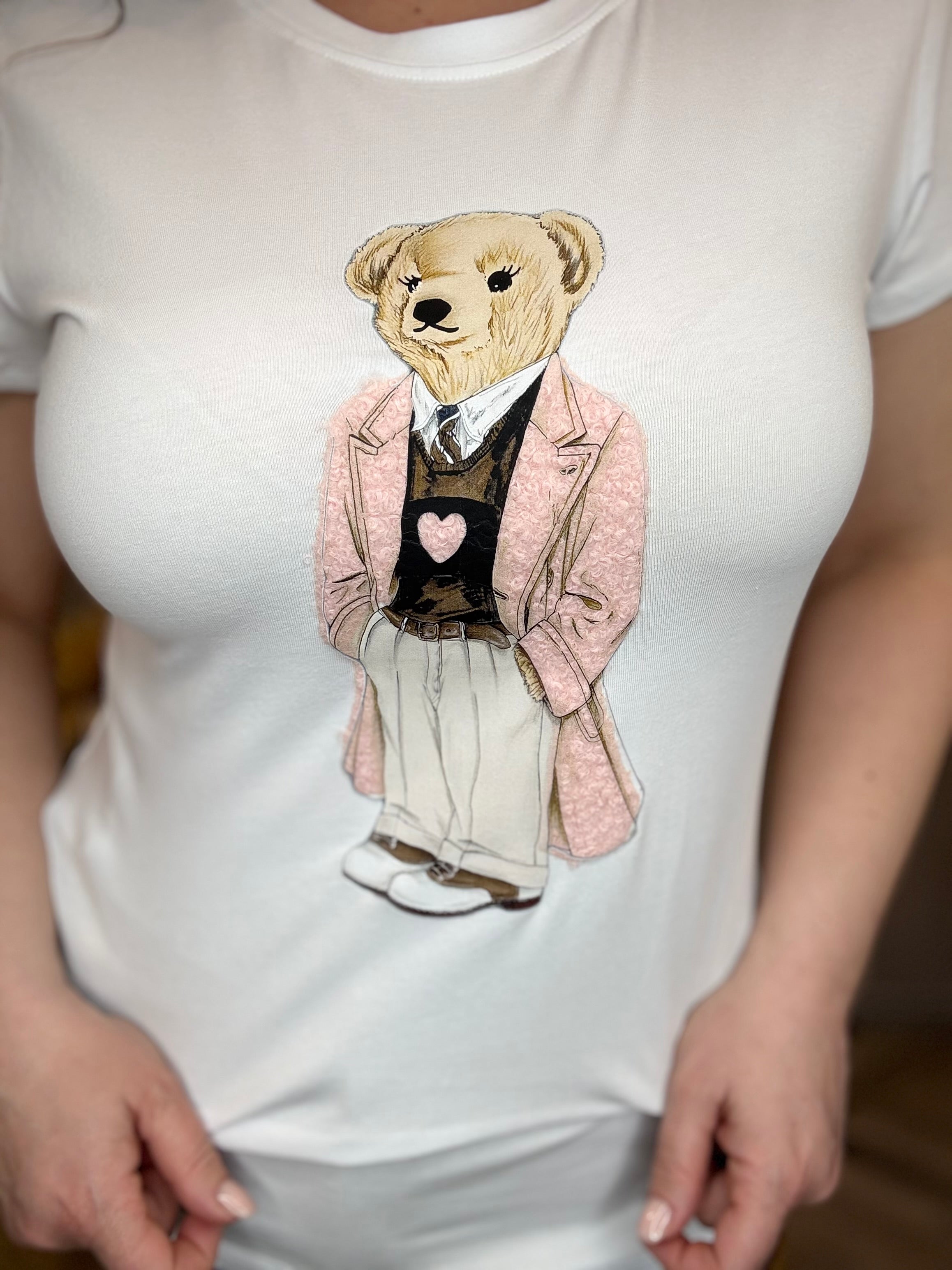 T-shirt basic orsetto