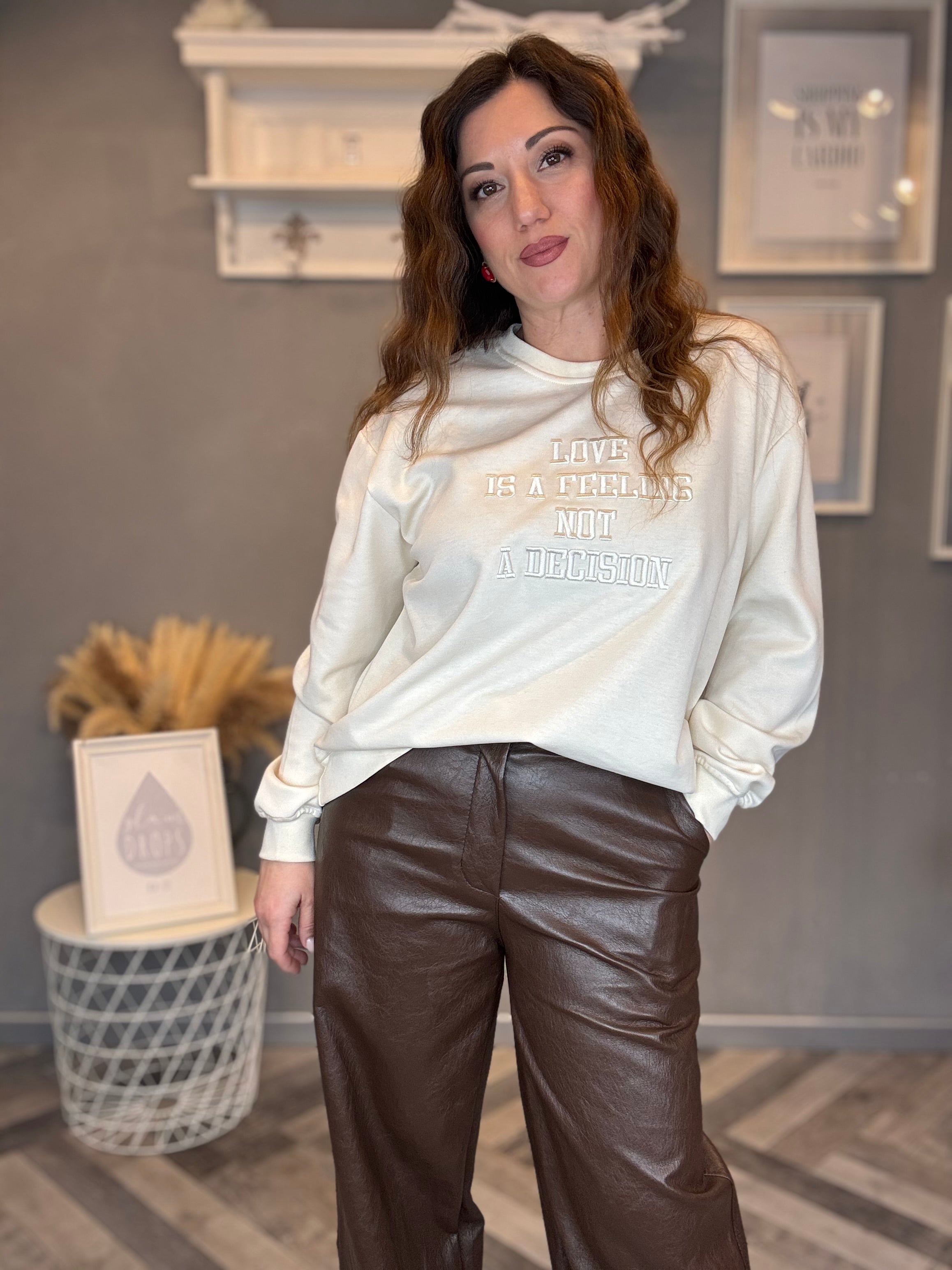 Lumina felpa Love is a feeling burro