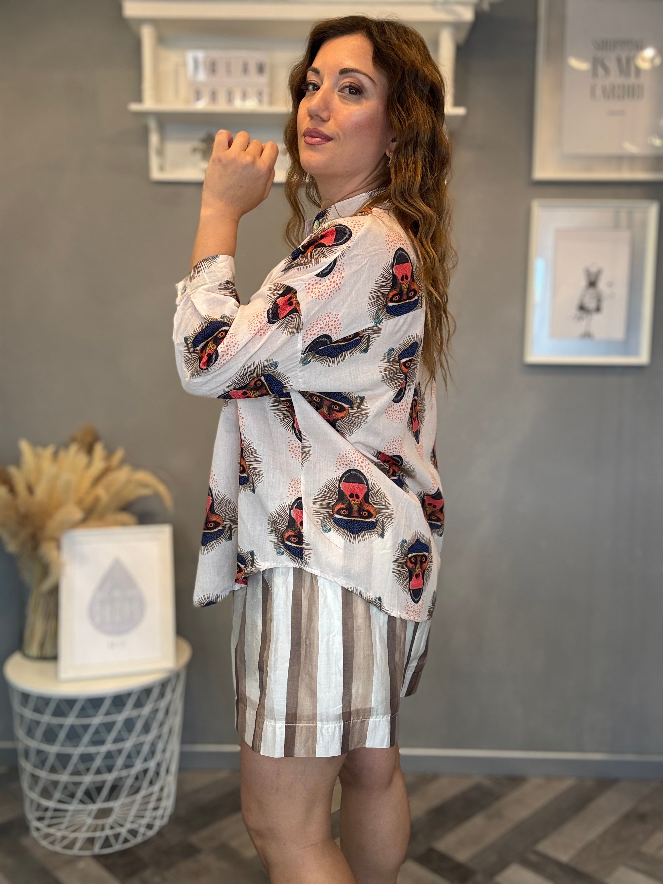Camicia Isla Bonita scimmia