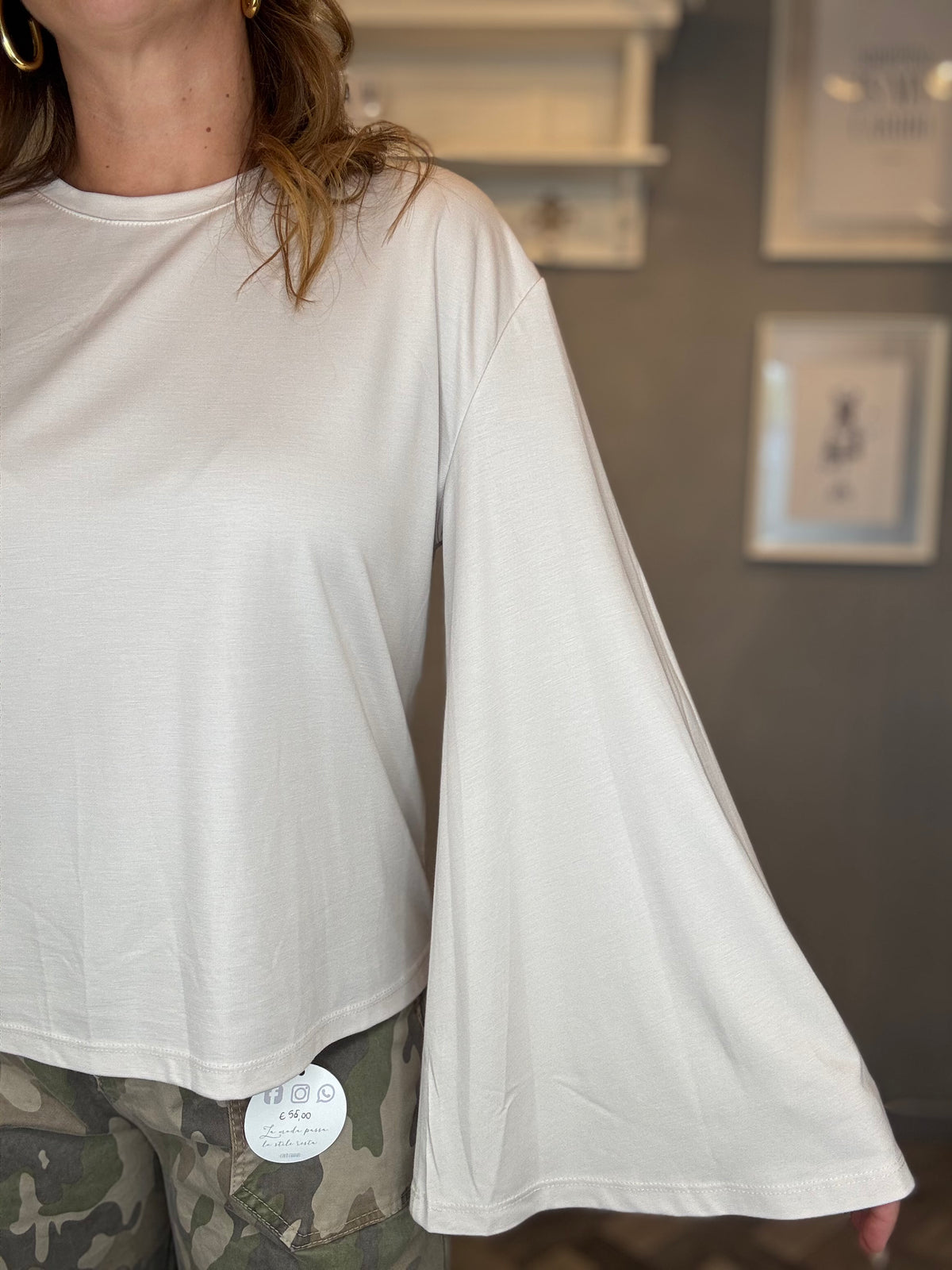Lumina t-shirt Bell sabbia