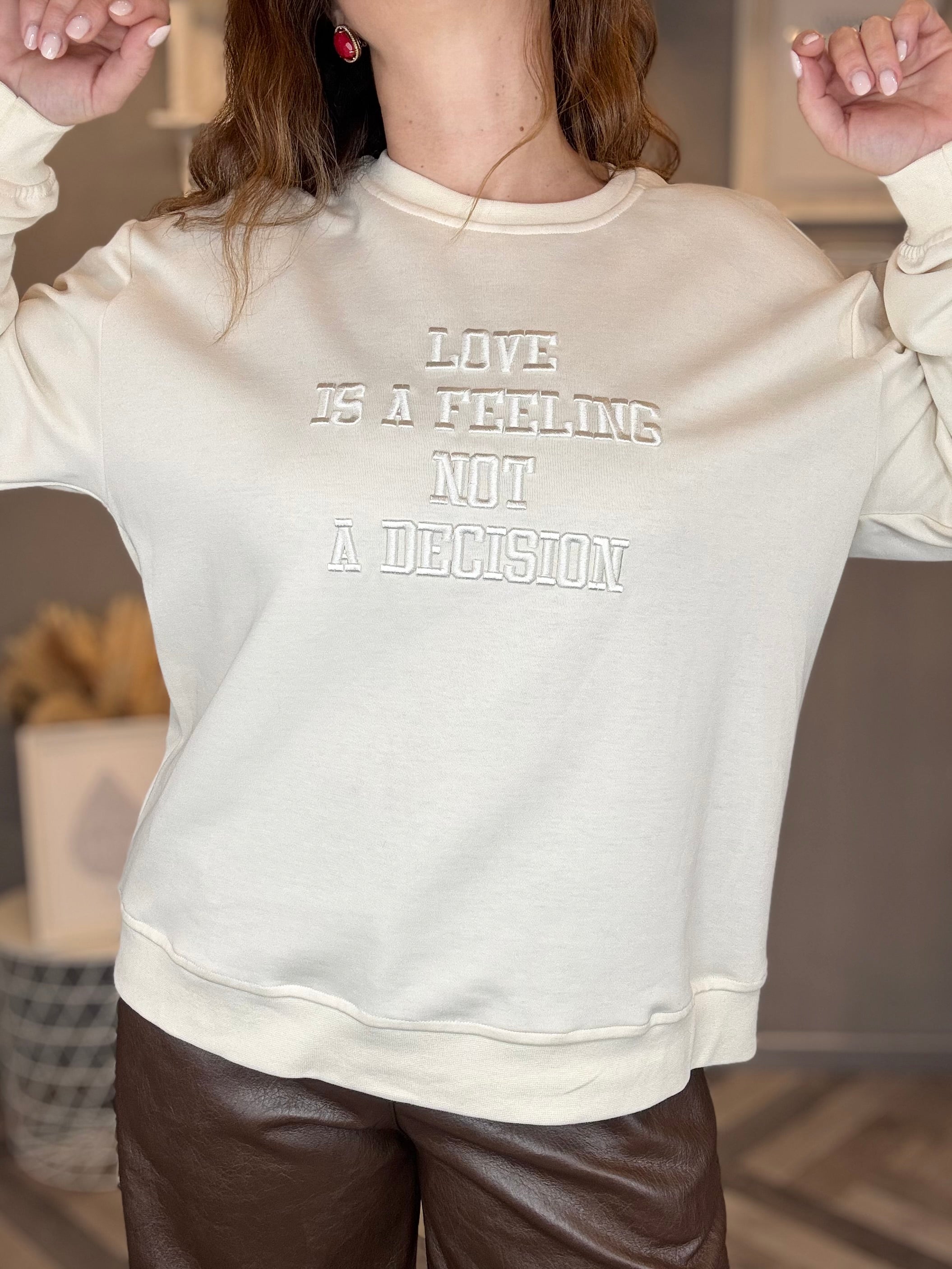 Lumina felpa Love is a feeling burro