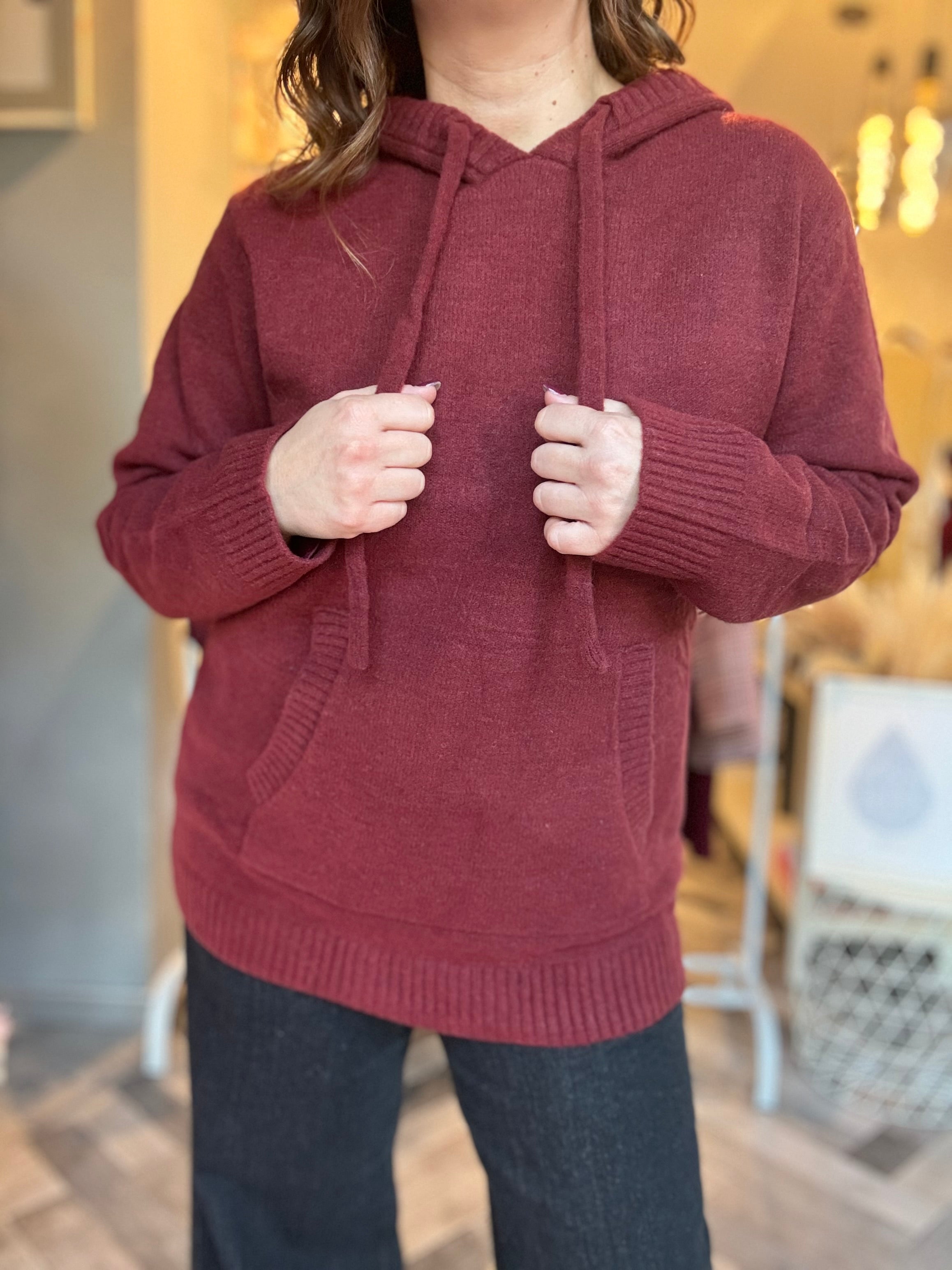 Lumina maglia felpa con cappuccio