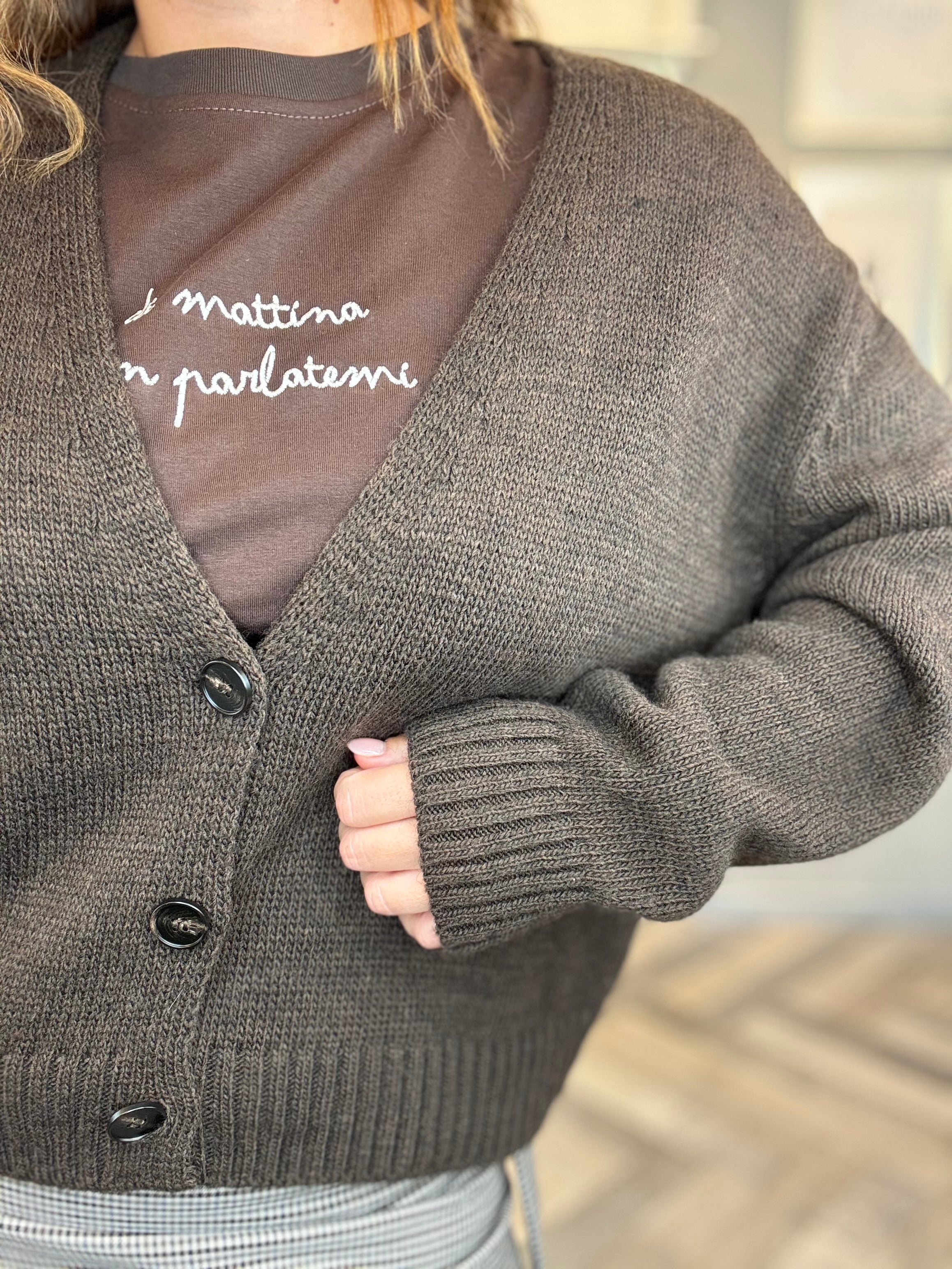 Cardigan a 3 bottoni